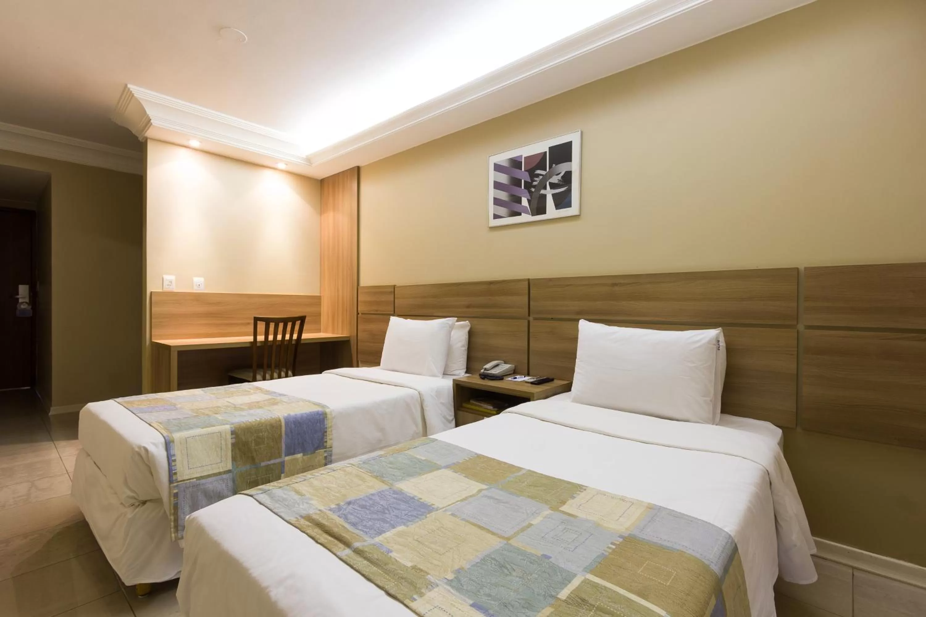 Bed in Plaza Bittar Hotel