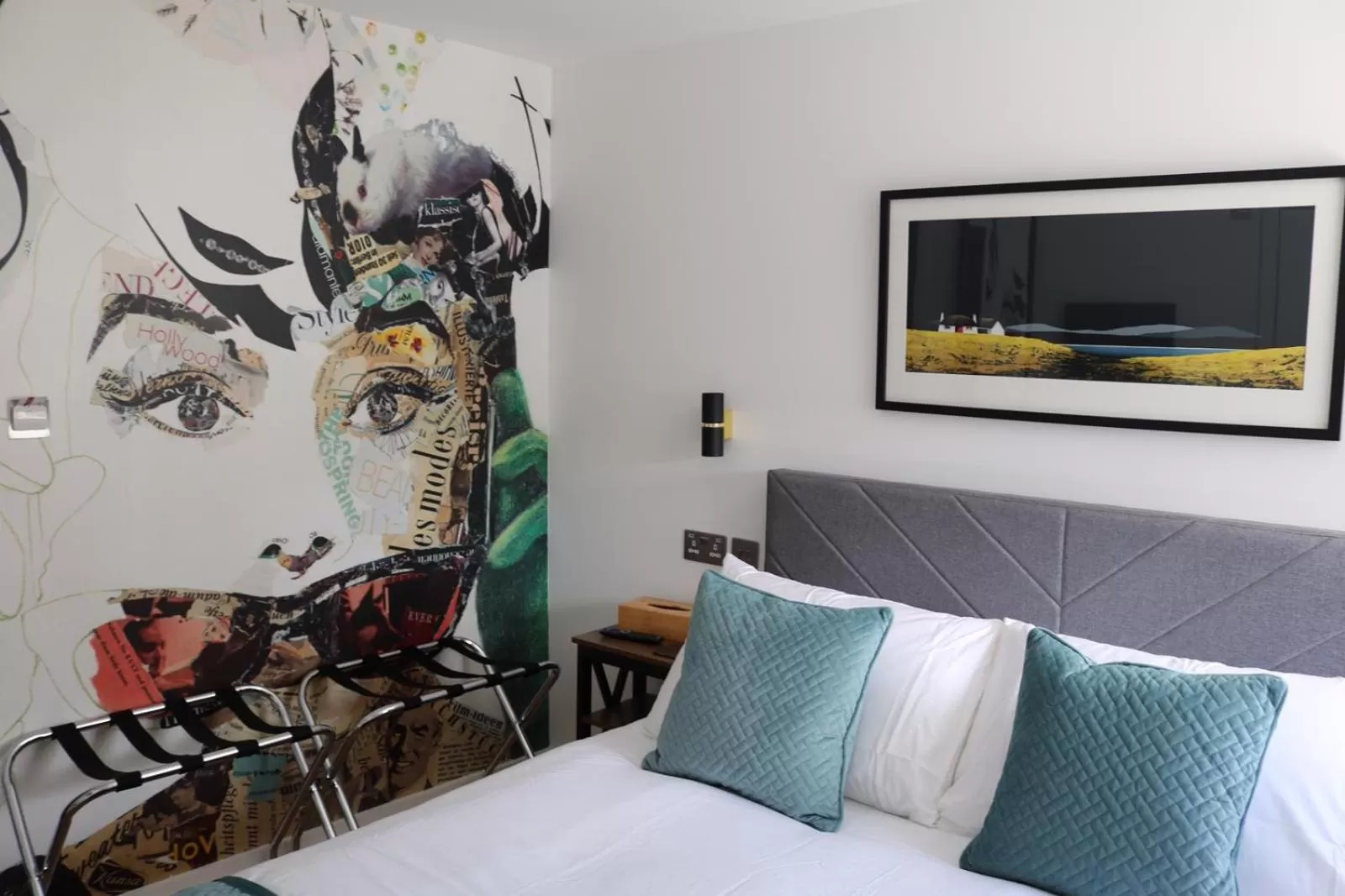 Bed in The Cherry Tree Hotel