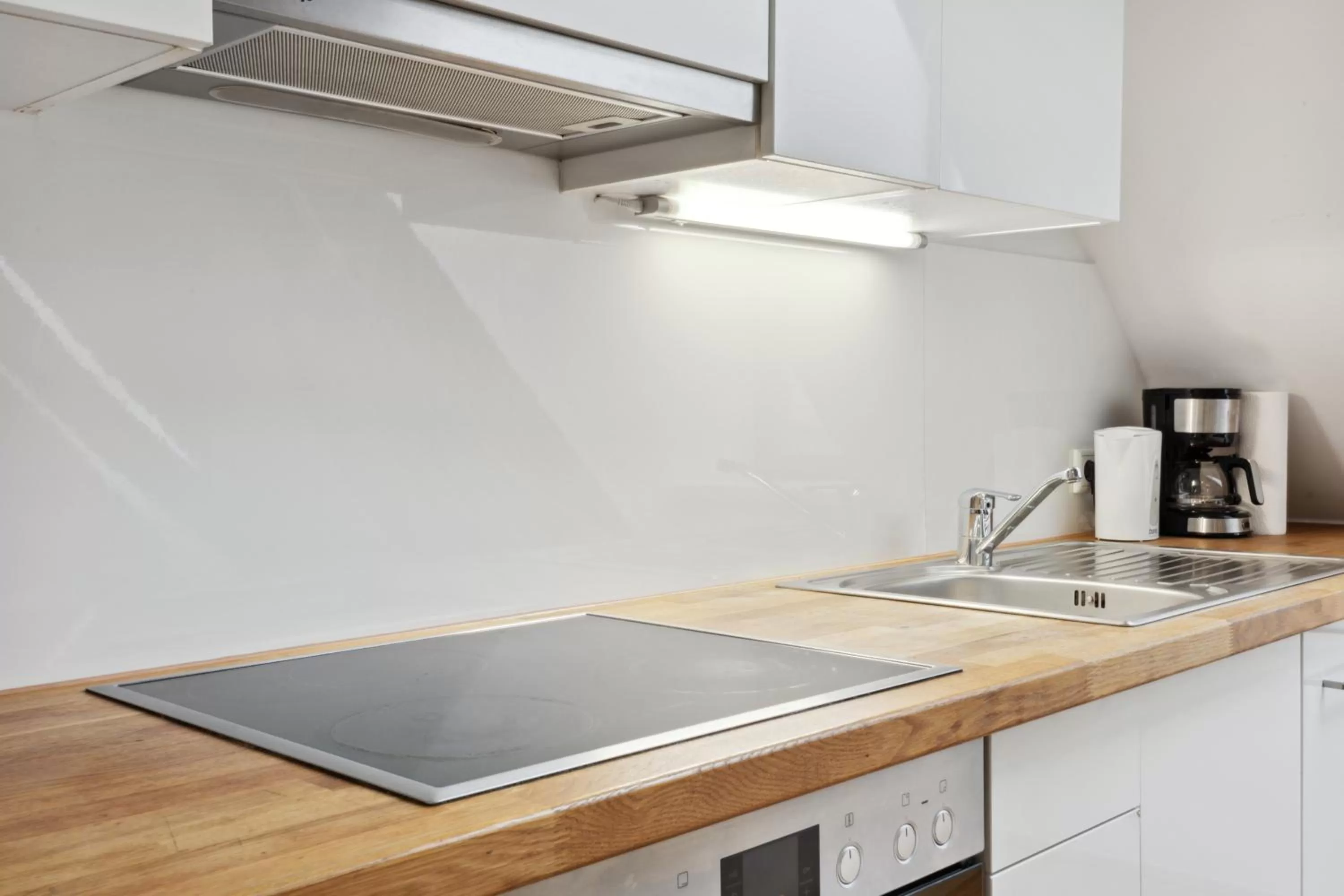 Coffee/tea facilities, Kitchen/Kitchenette in Florian's apartments in Mariahilf Vienna