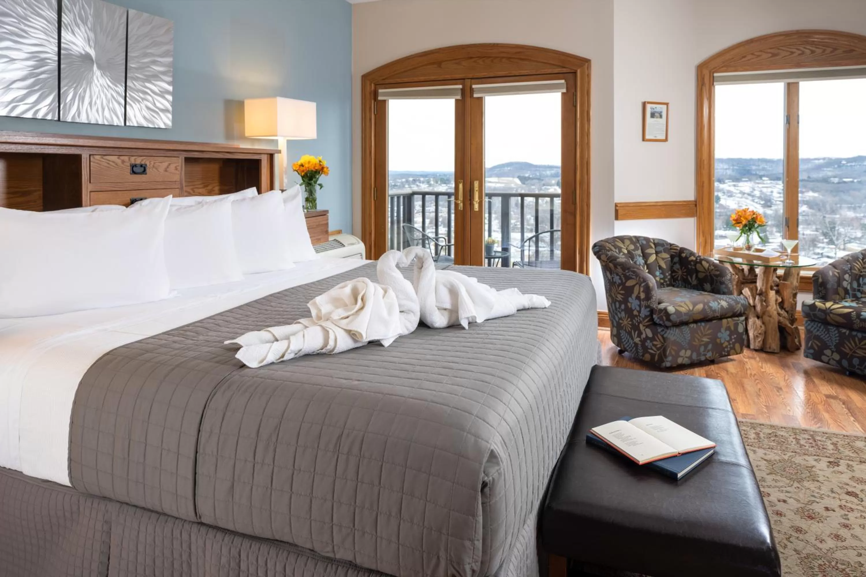 Seating area in Hermann Hill