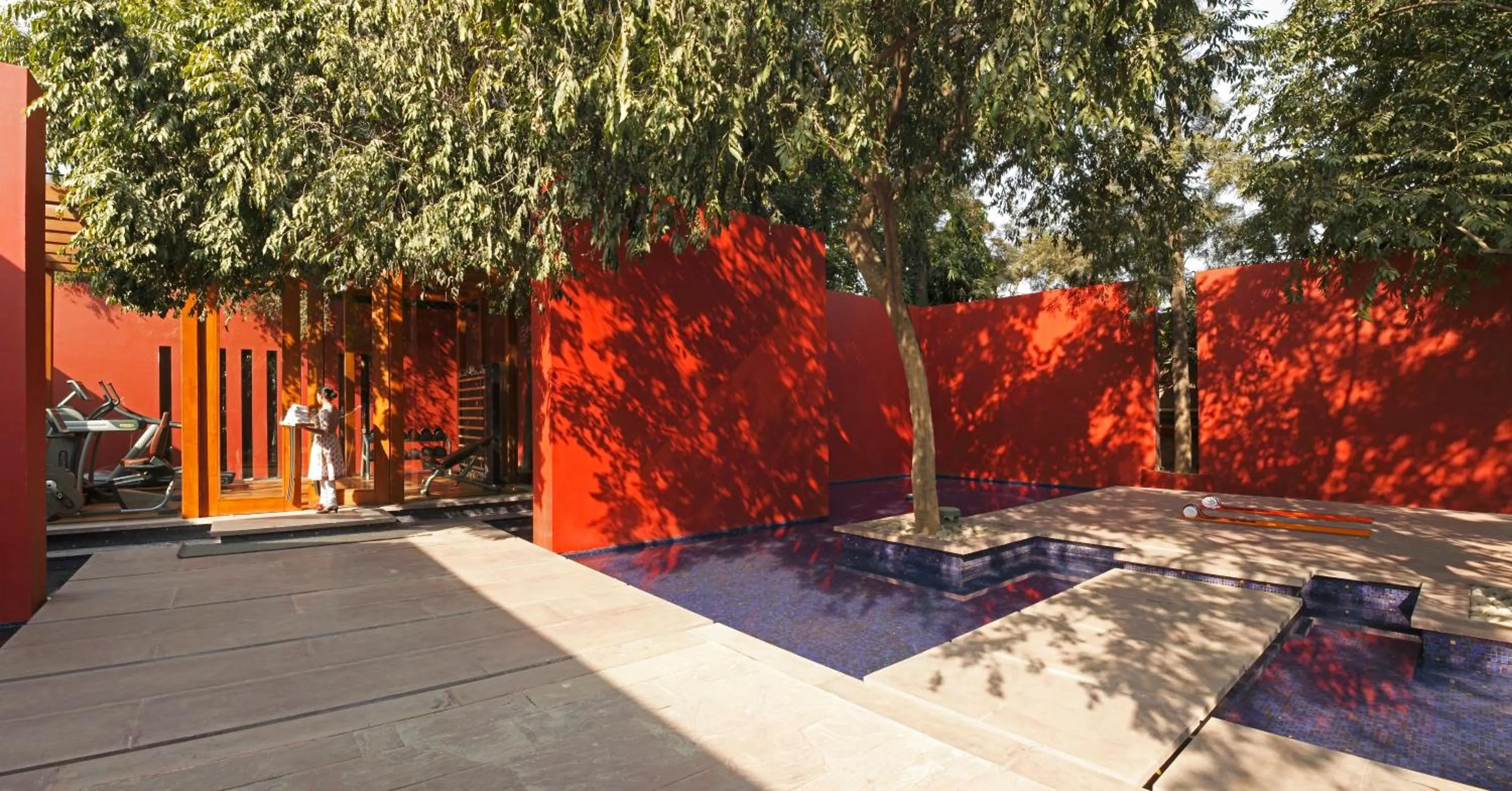 Fitness centre/facilities in The Roseate