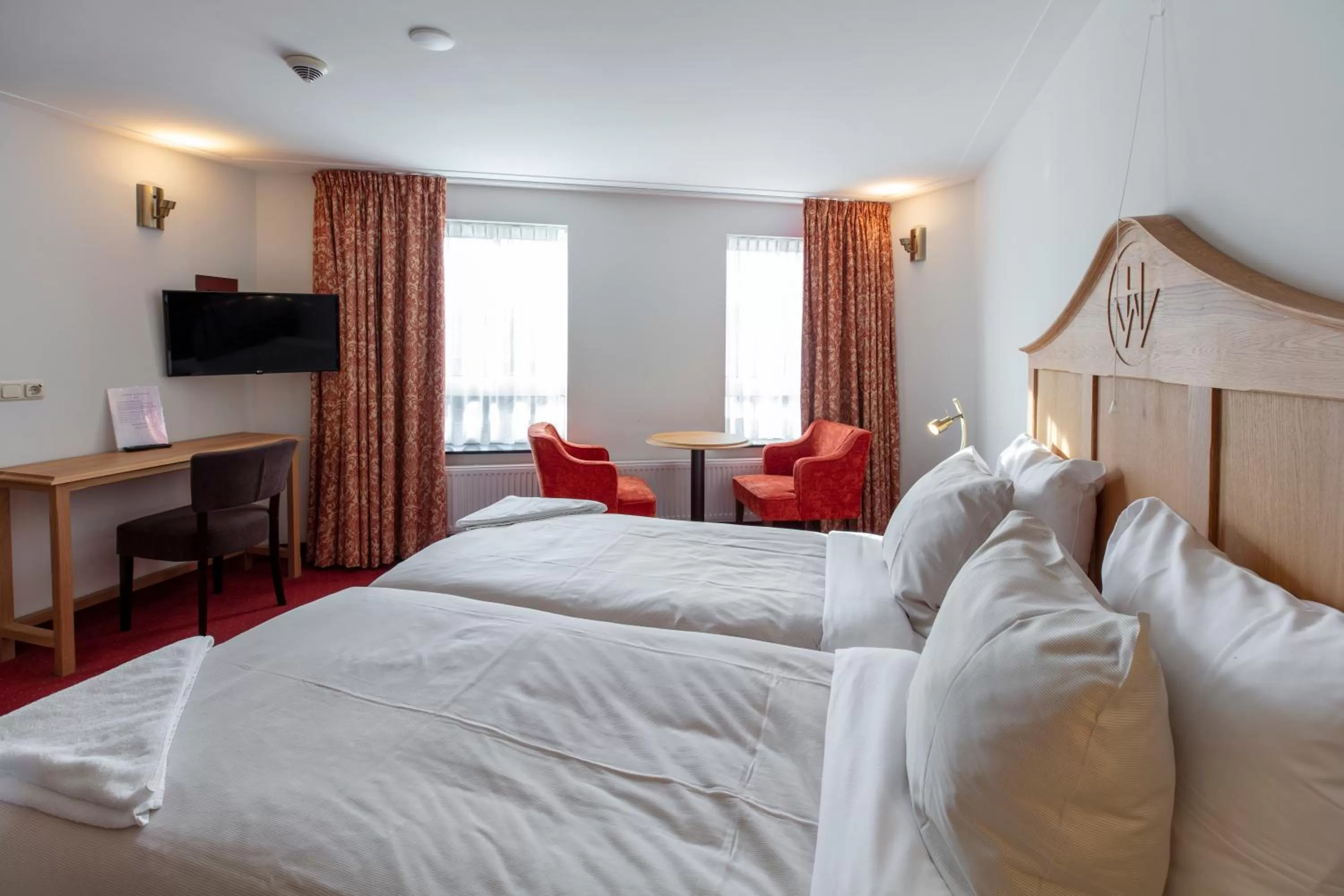 Twin Room in Amsterdam Wiechmann Hotel