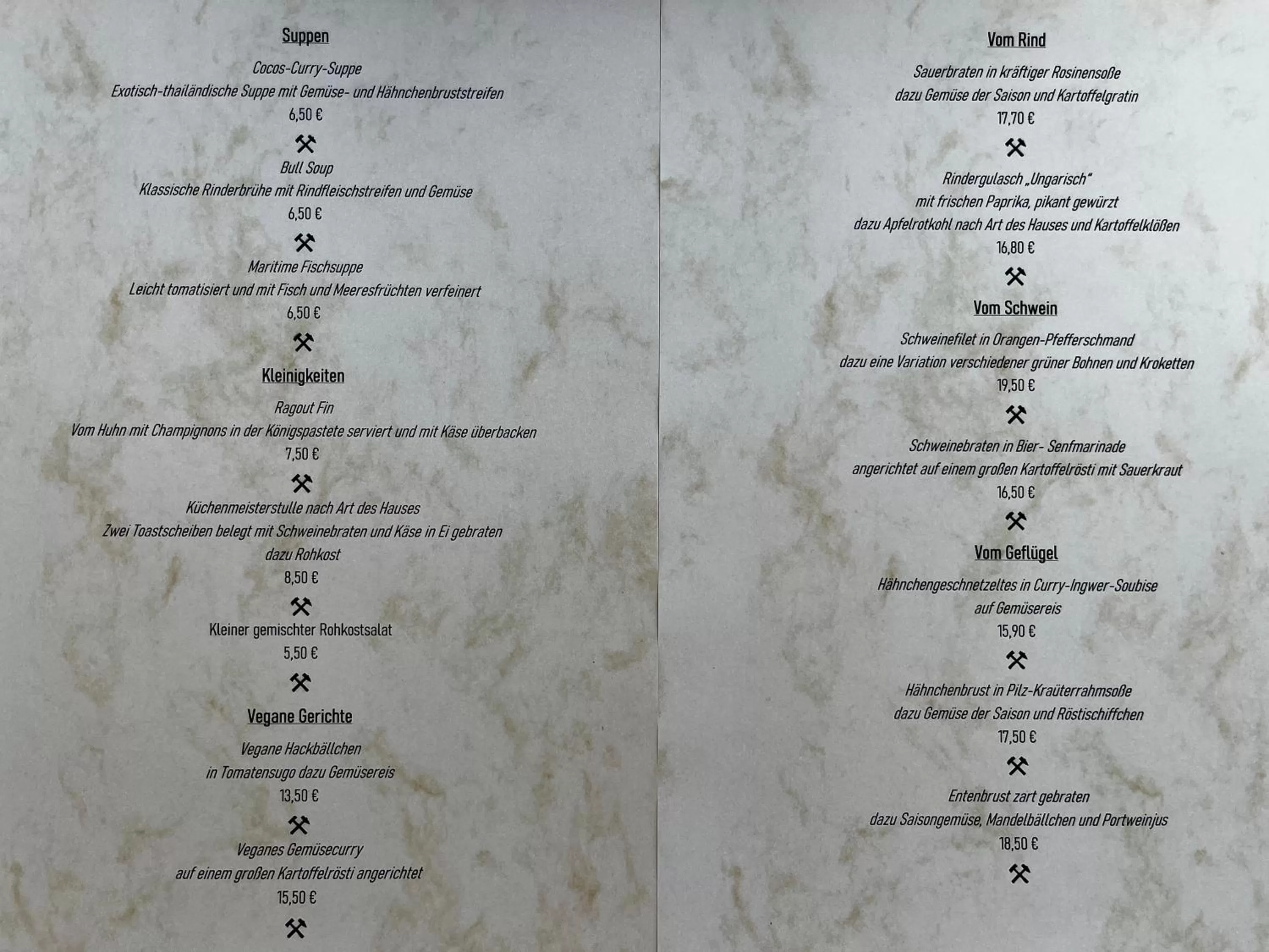 Restaurant/places to eat in Hotel Maucksches Gut