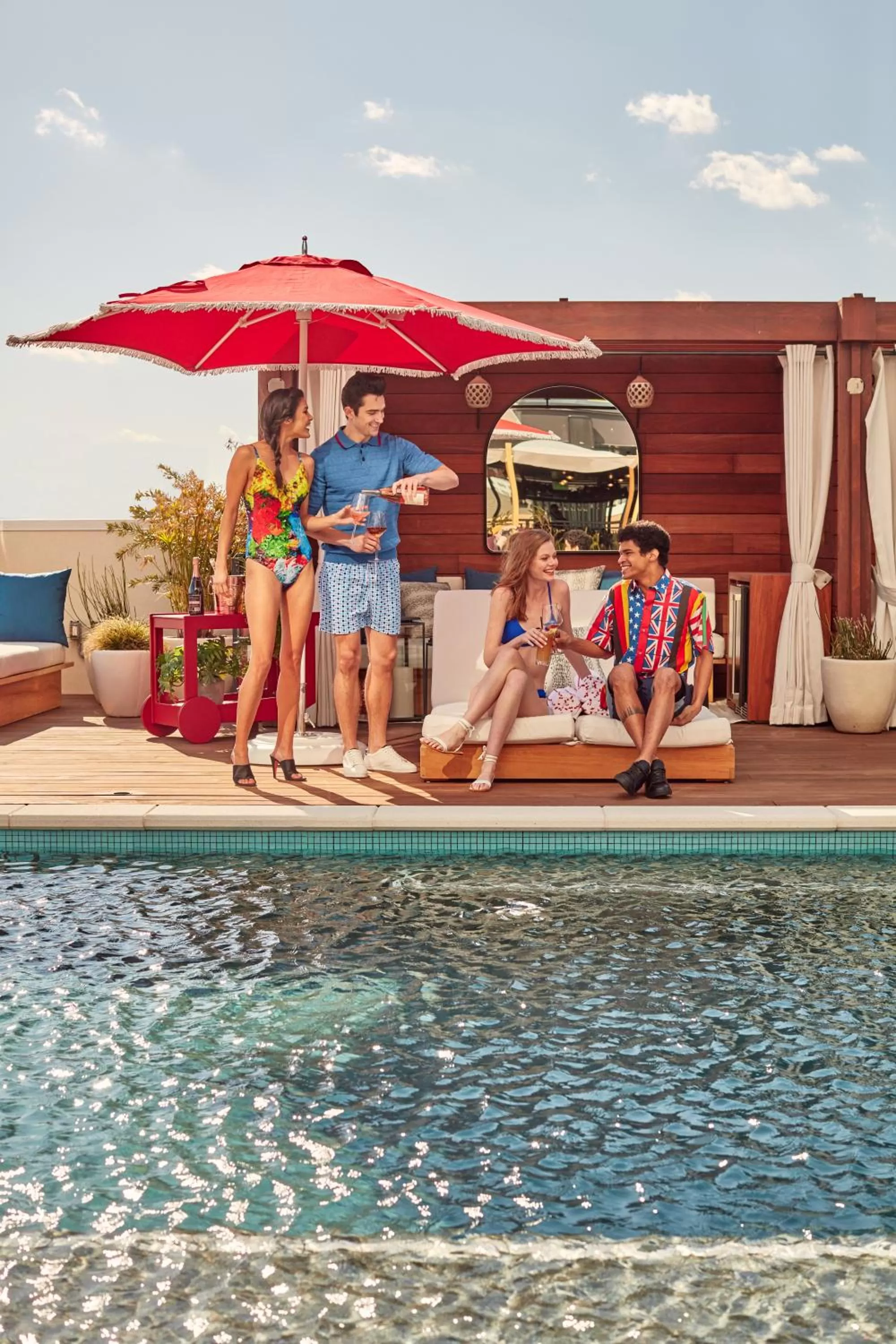 Swimming pool in Virgin Hotels Dallas