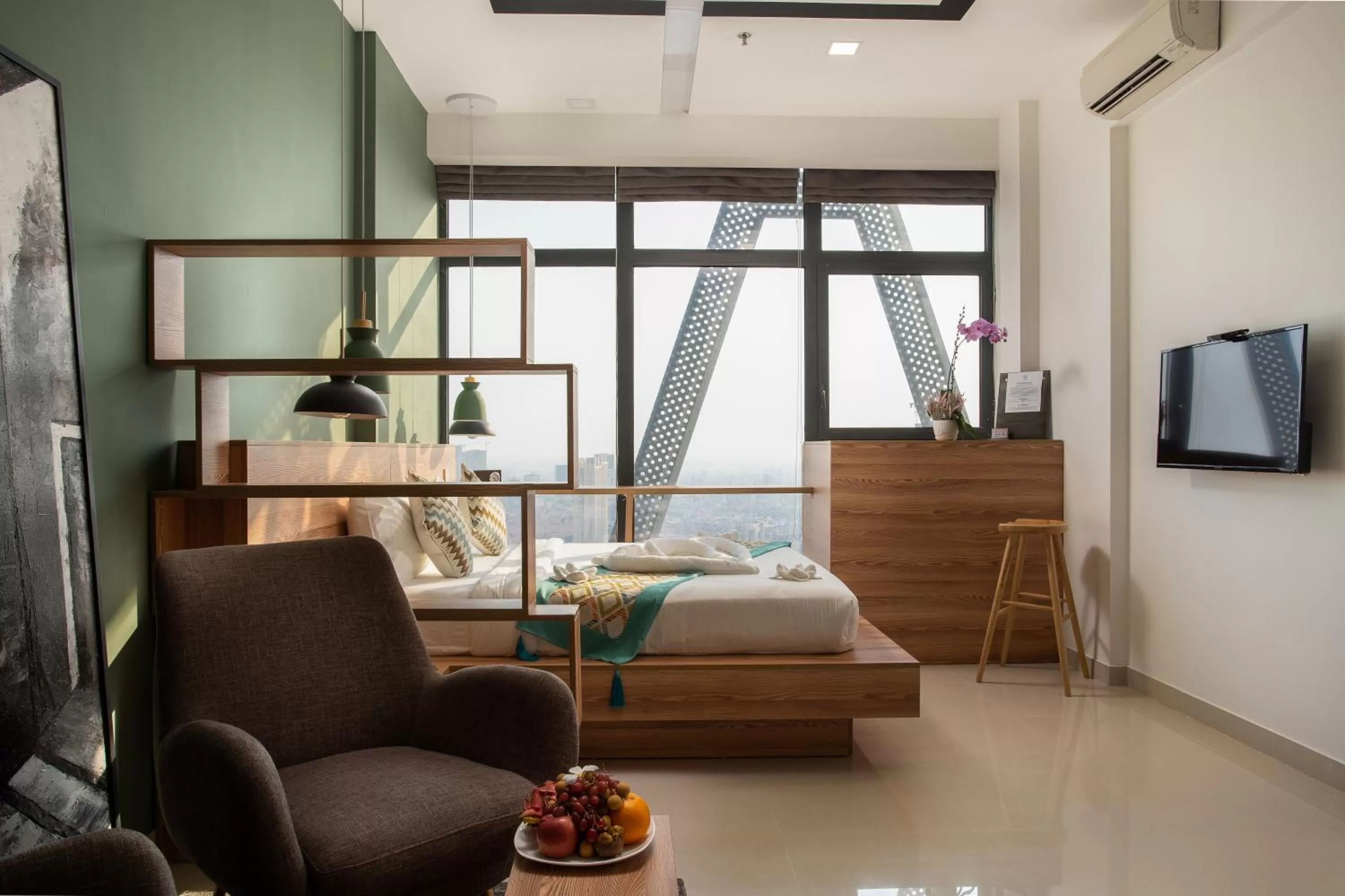 Bed in The Snowbell Hotel