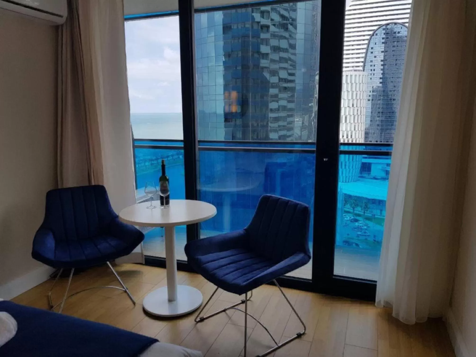View (from property/room), Seating Area in Special Apartments In Orbi City Batumi