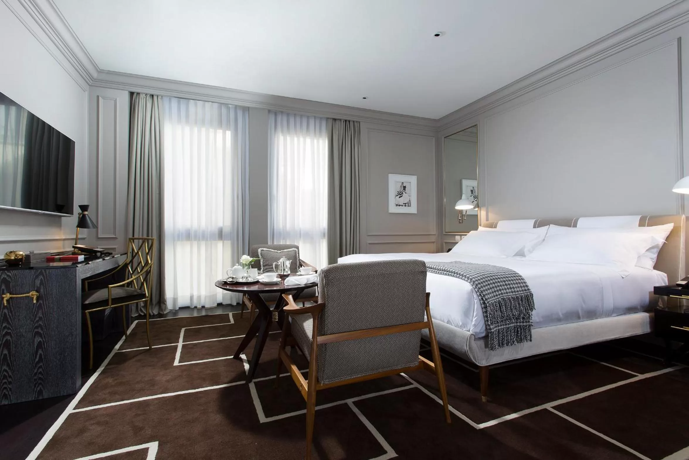 Bed in Portrait Firenze - Lungarno Collection