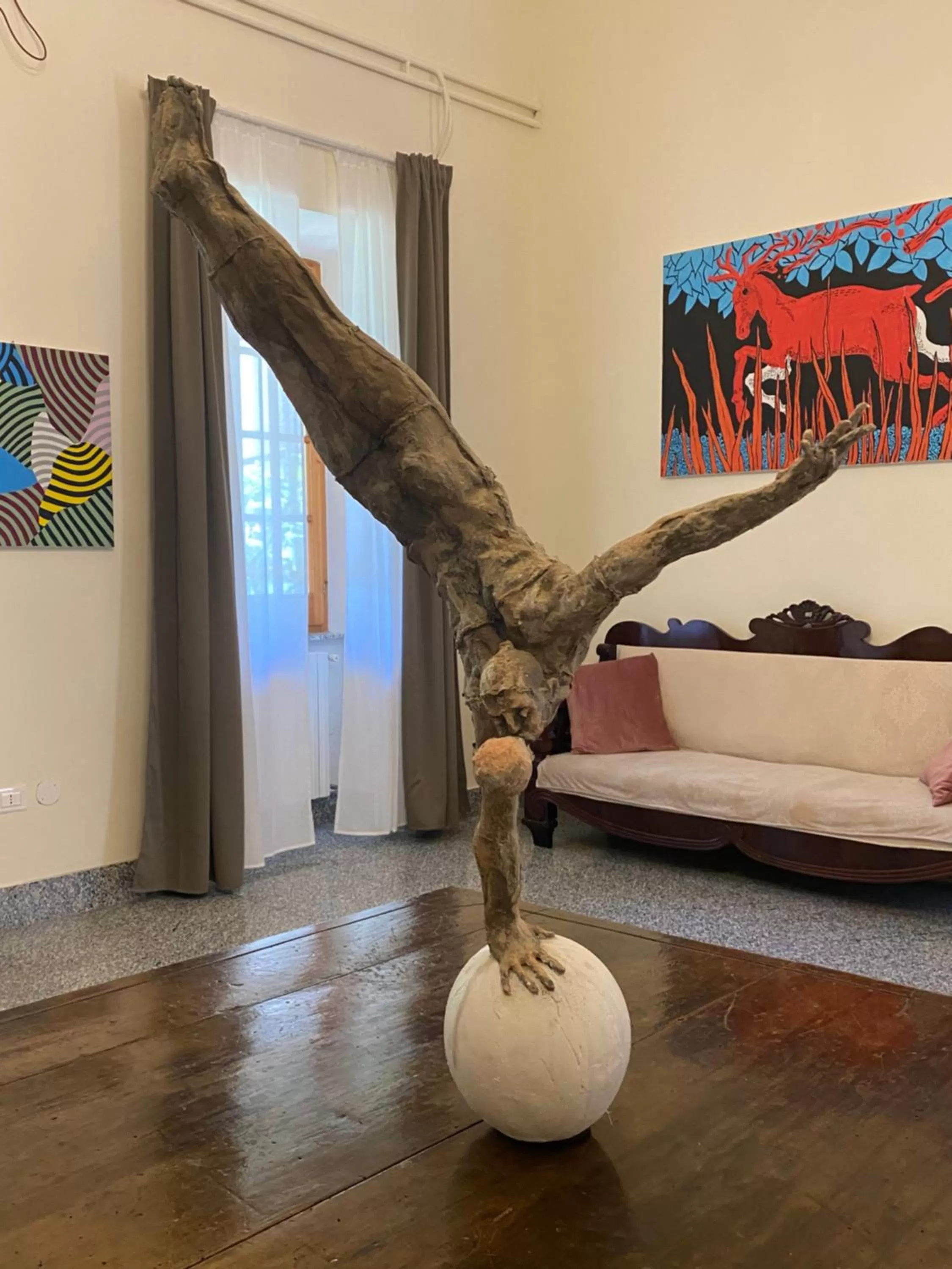 Living room in Palazzo Cappuccini Art Relais