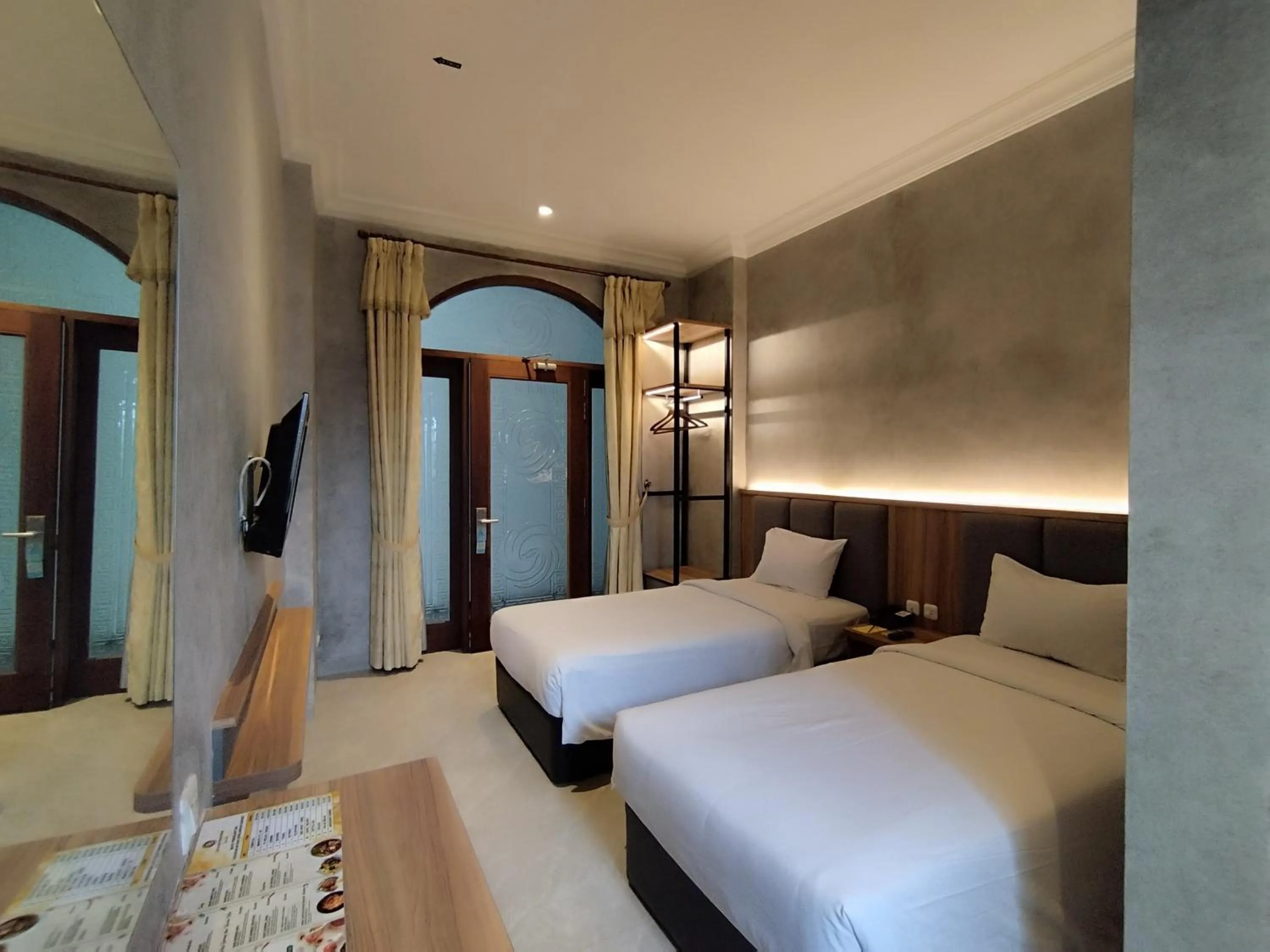 Property building, Bed in The Grand Palace Hotel Malang