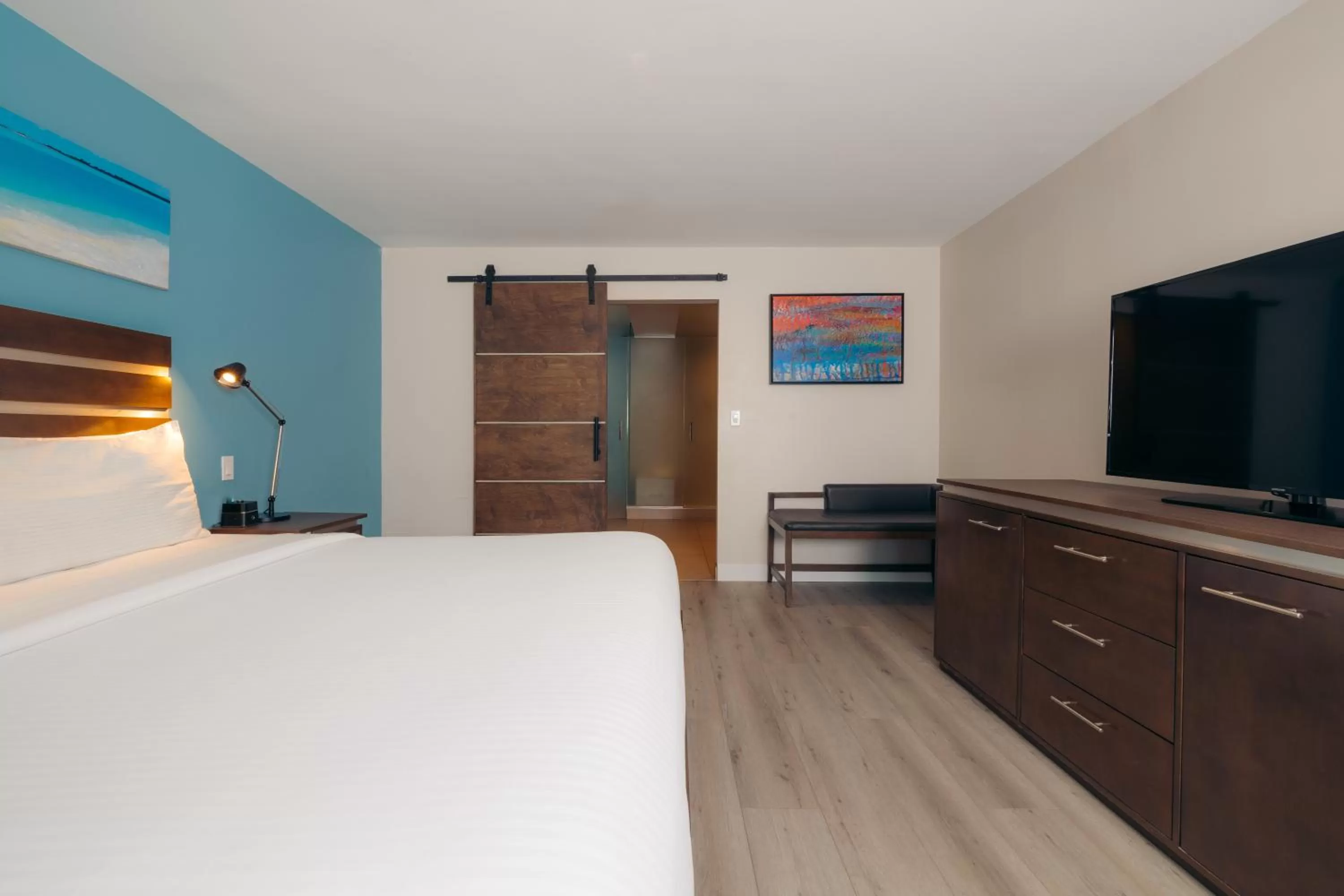 Bed in The Cove Hotel