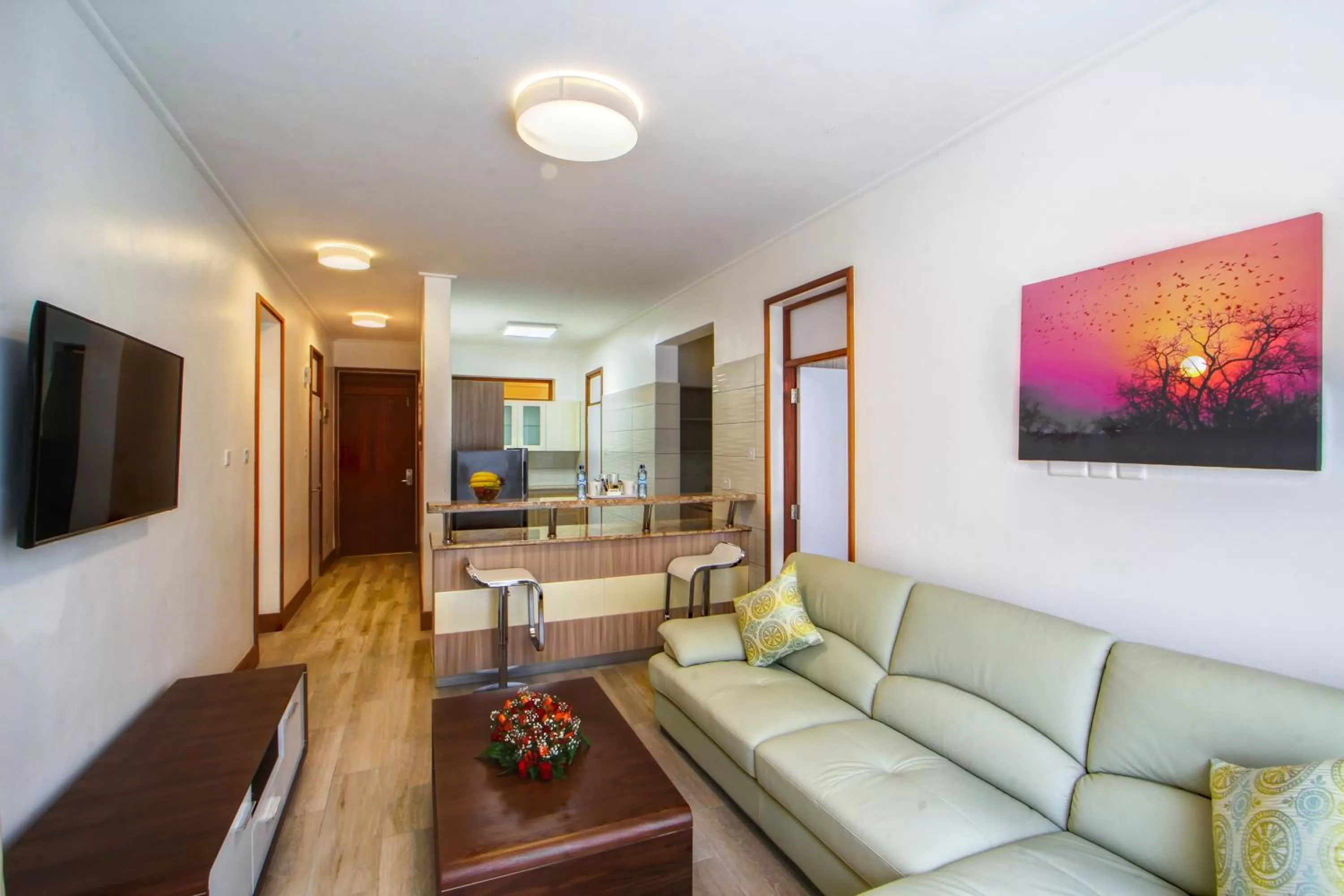 Living room in Executive Residency by Best Western Nairobi