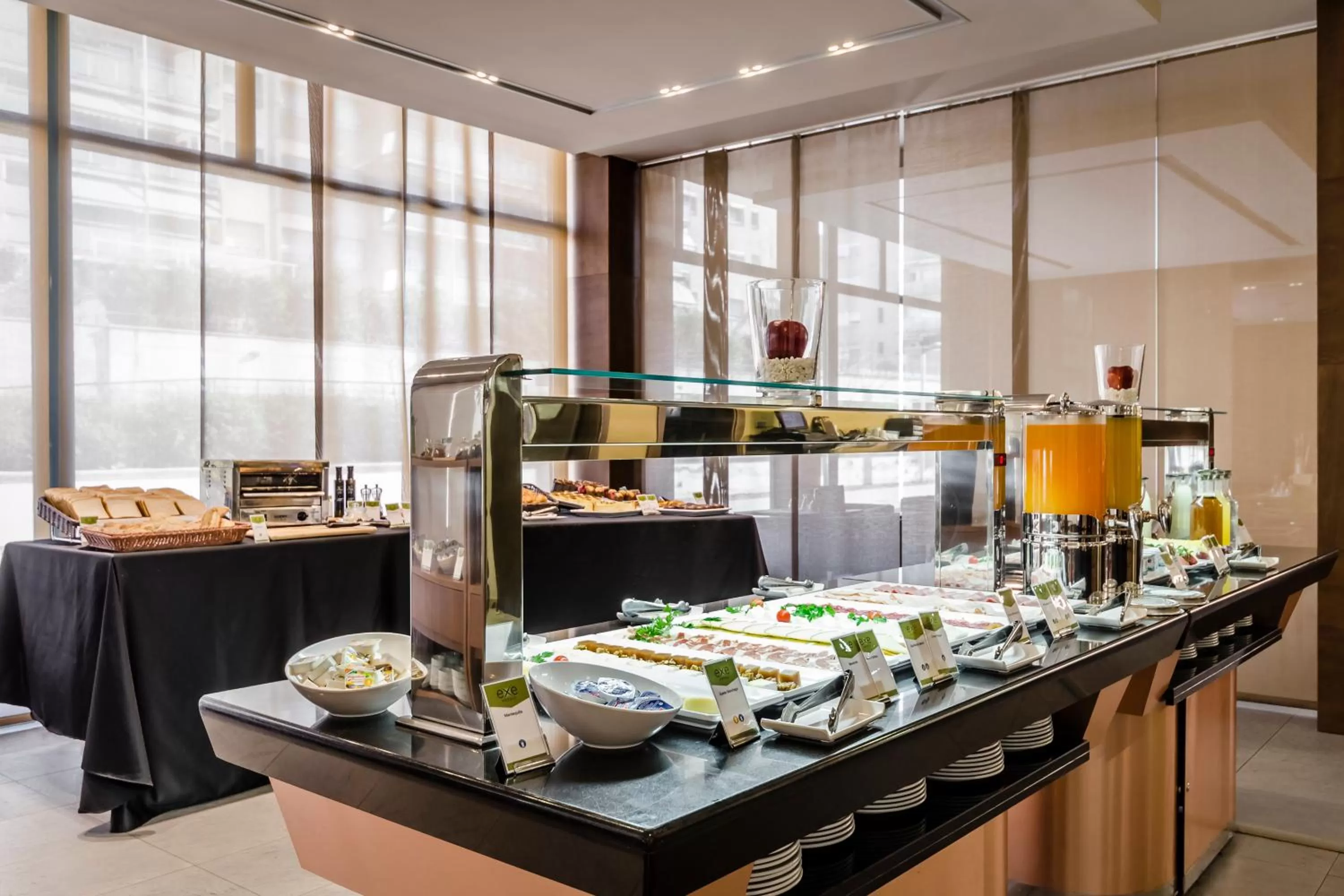 Buffet breakfast in Hotel Exe Barcelona Gate