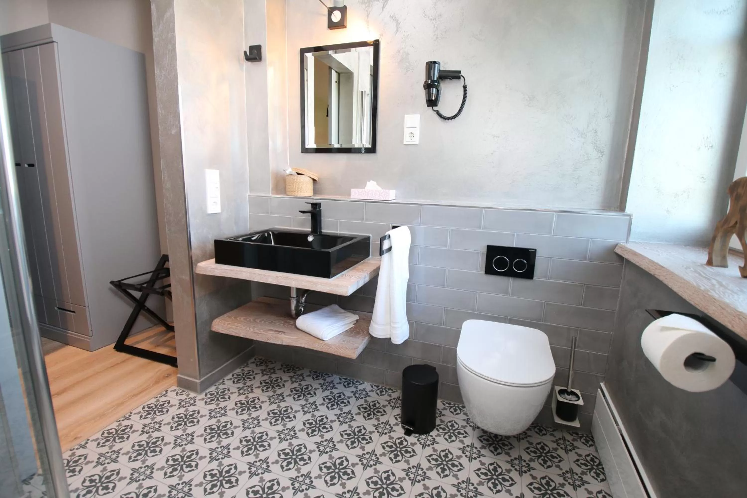 Bathroom in Visbeker Deern Hotel Garni