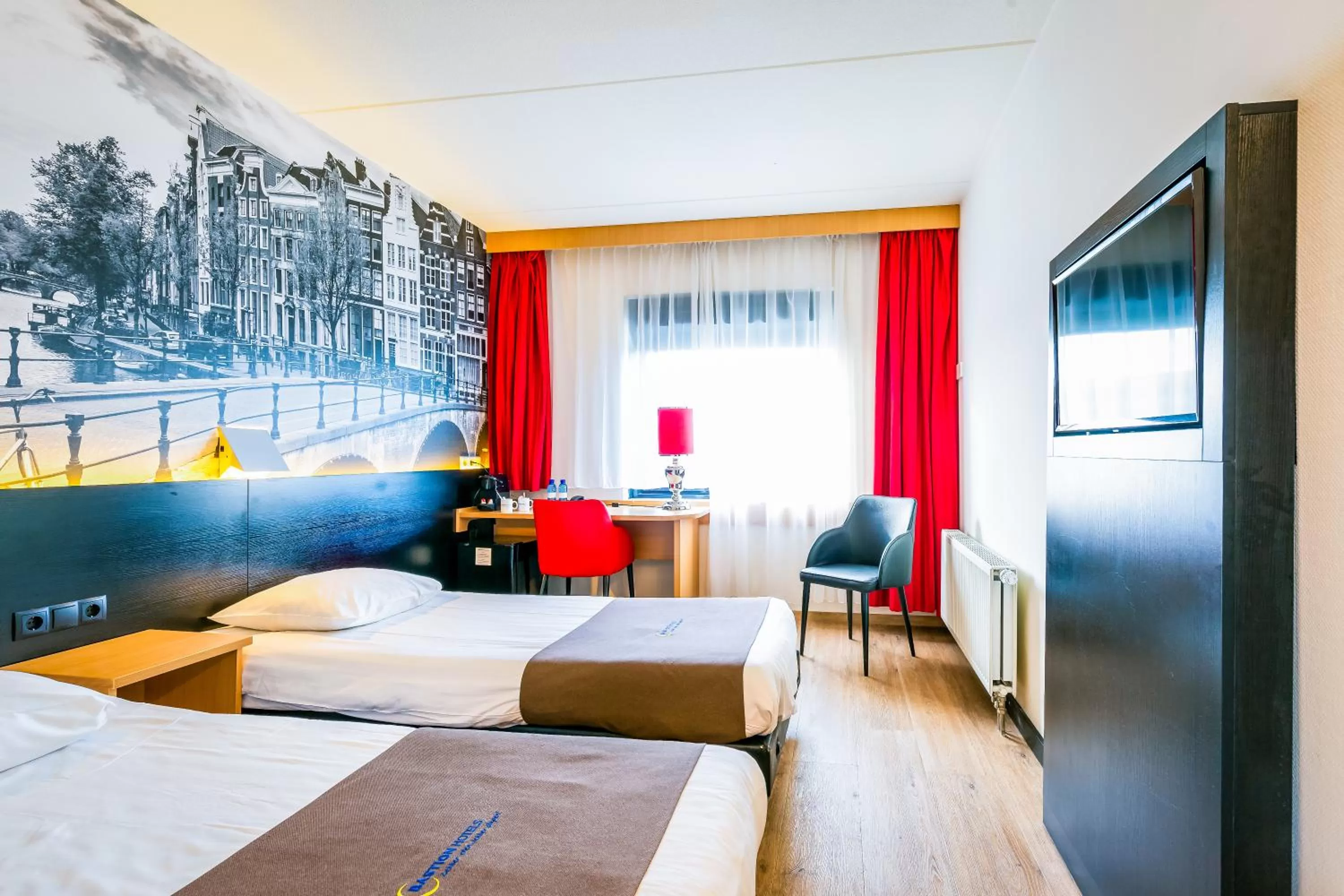 Comfort Twin Room in Bastion Hotel Amsterdam Amstel