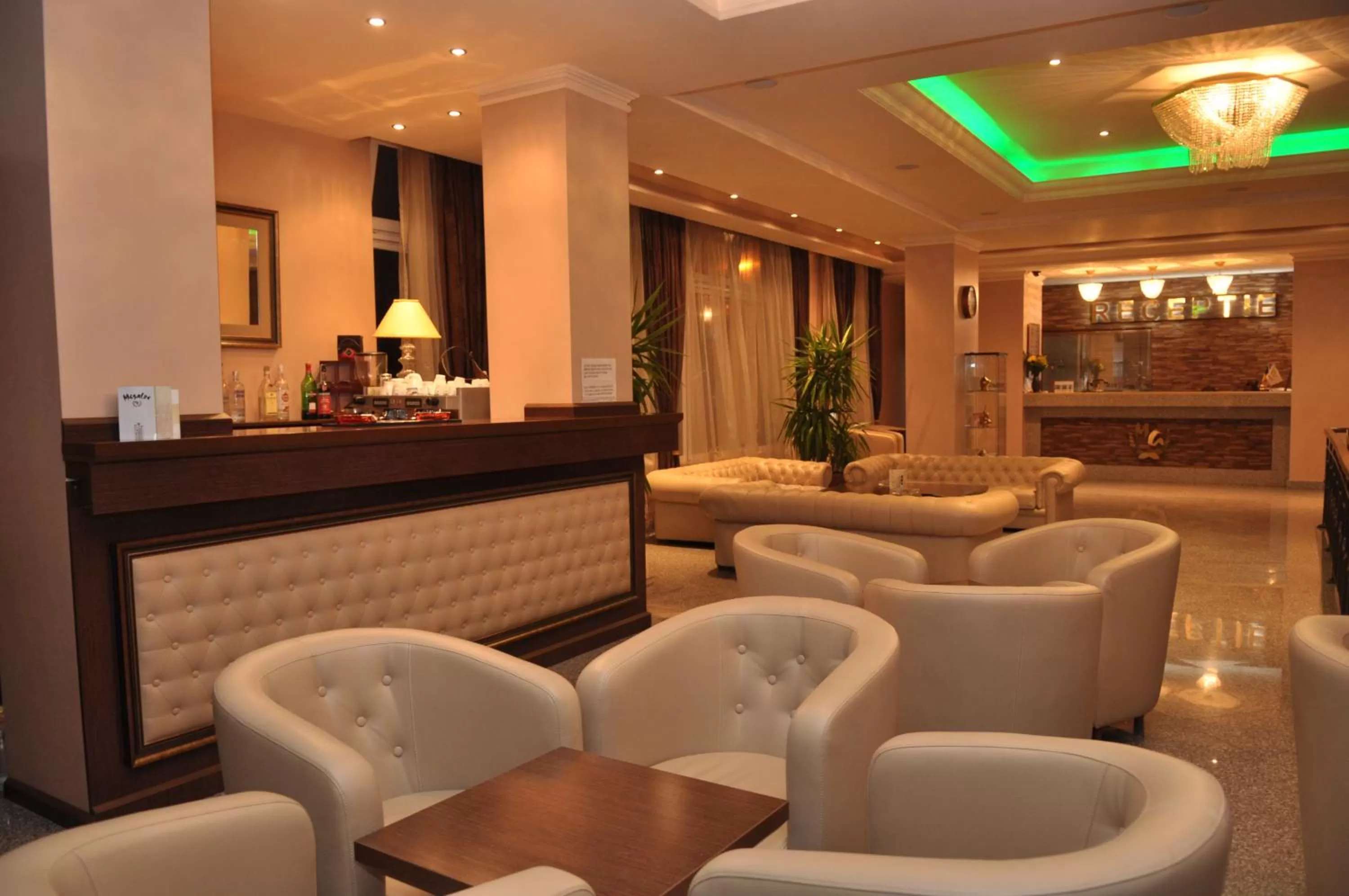 Communal lounge/ TV room in Hotel Megalos