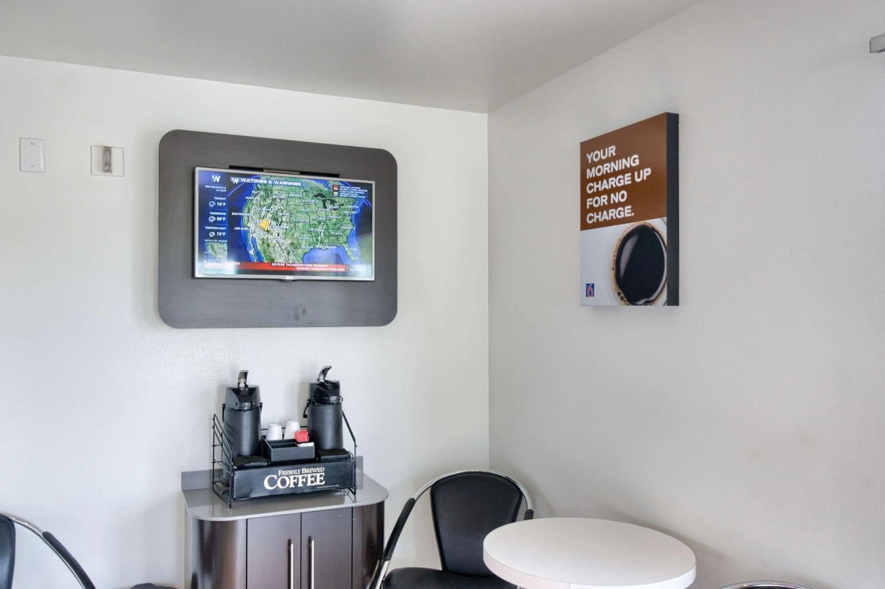 Communal lounge/ TV room in Motel 6-Everett, WA - North