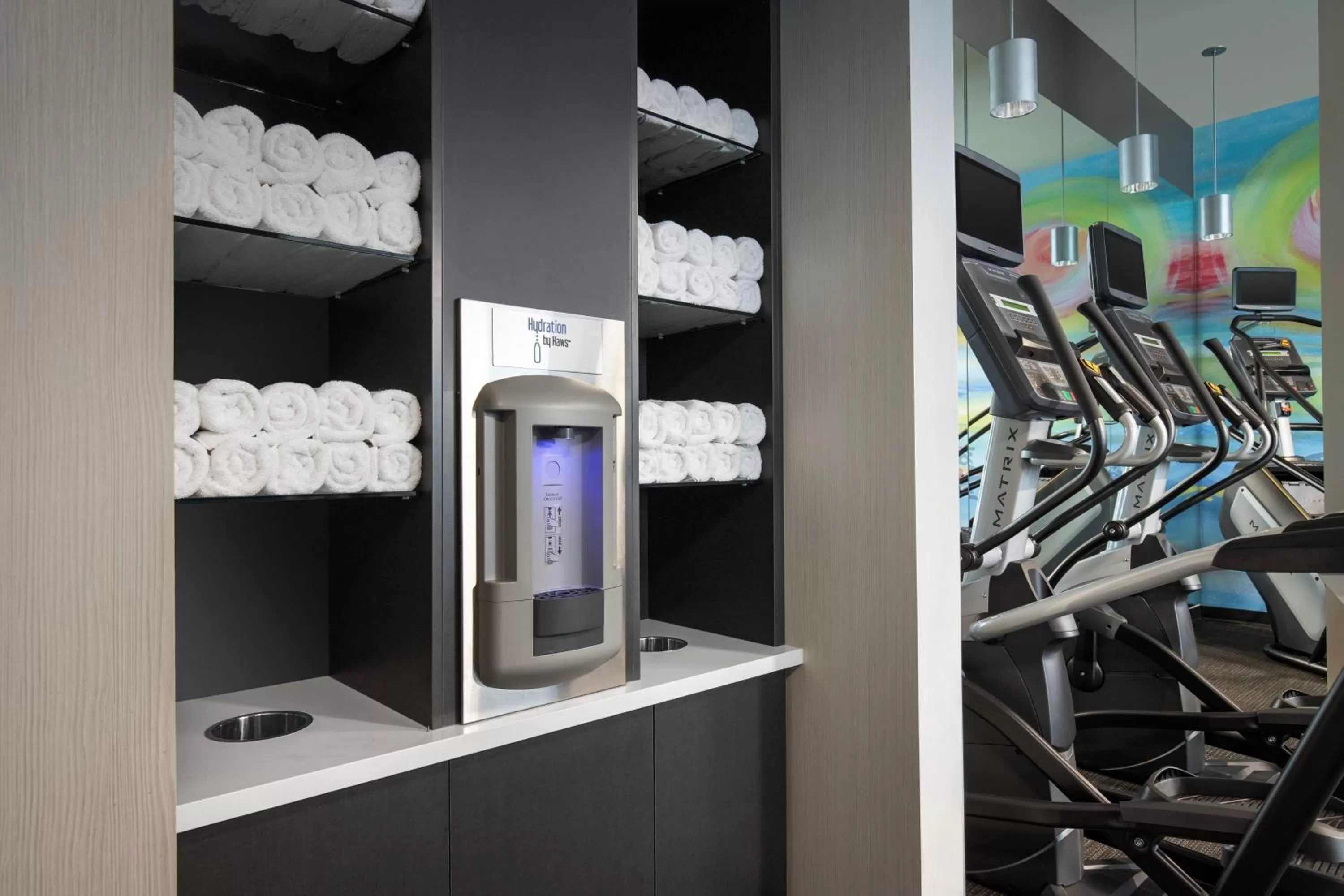 Fitness centre/facilities in Courtyard by Marriott Nanaimo