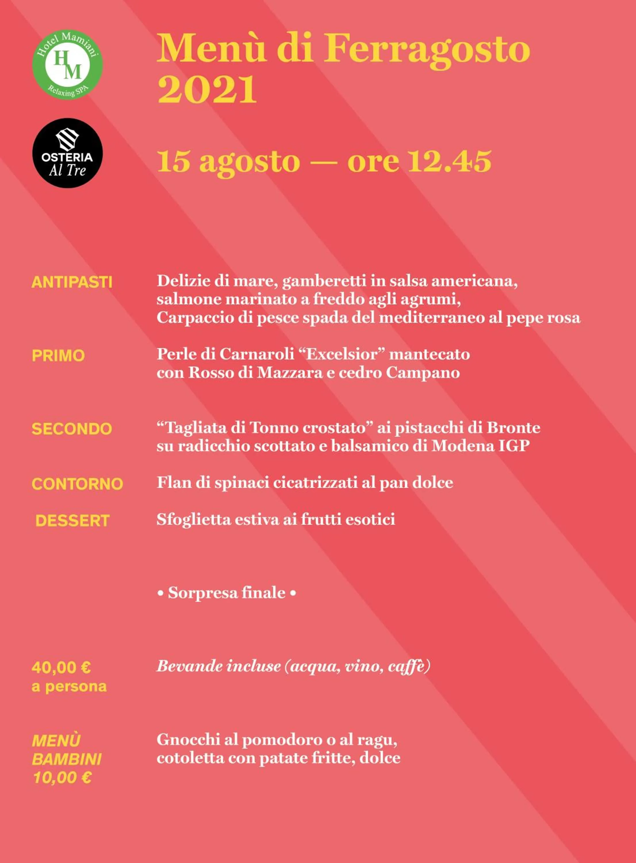 Restaurant/places to eat in Hotel Mamiani & Relaxing Spa Urbino