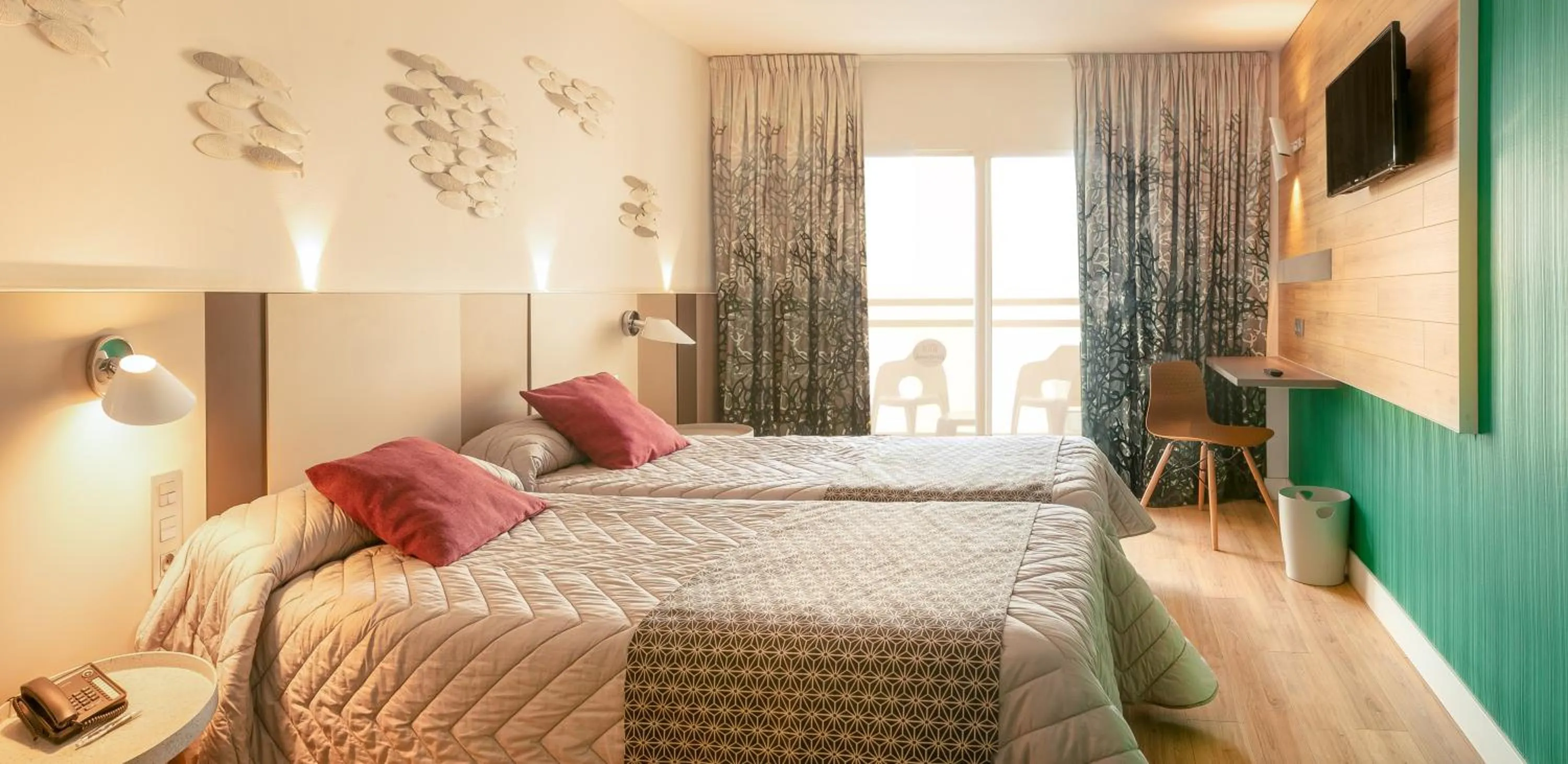 Bed in Hotel Olympus