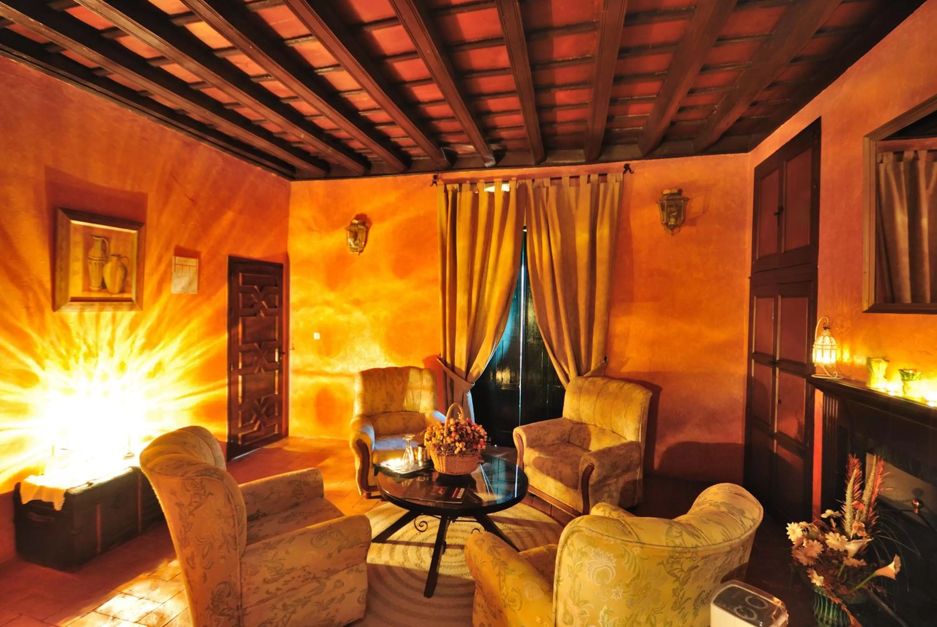 Seating area in Hacienda El Santiscal Adults Only