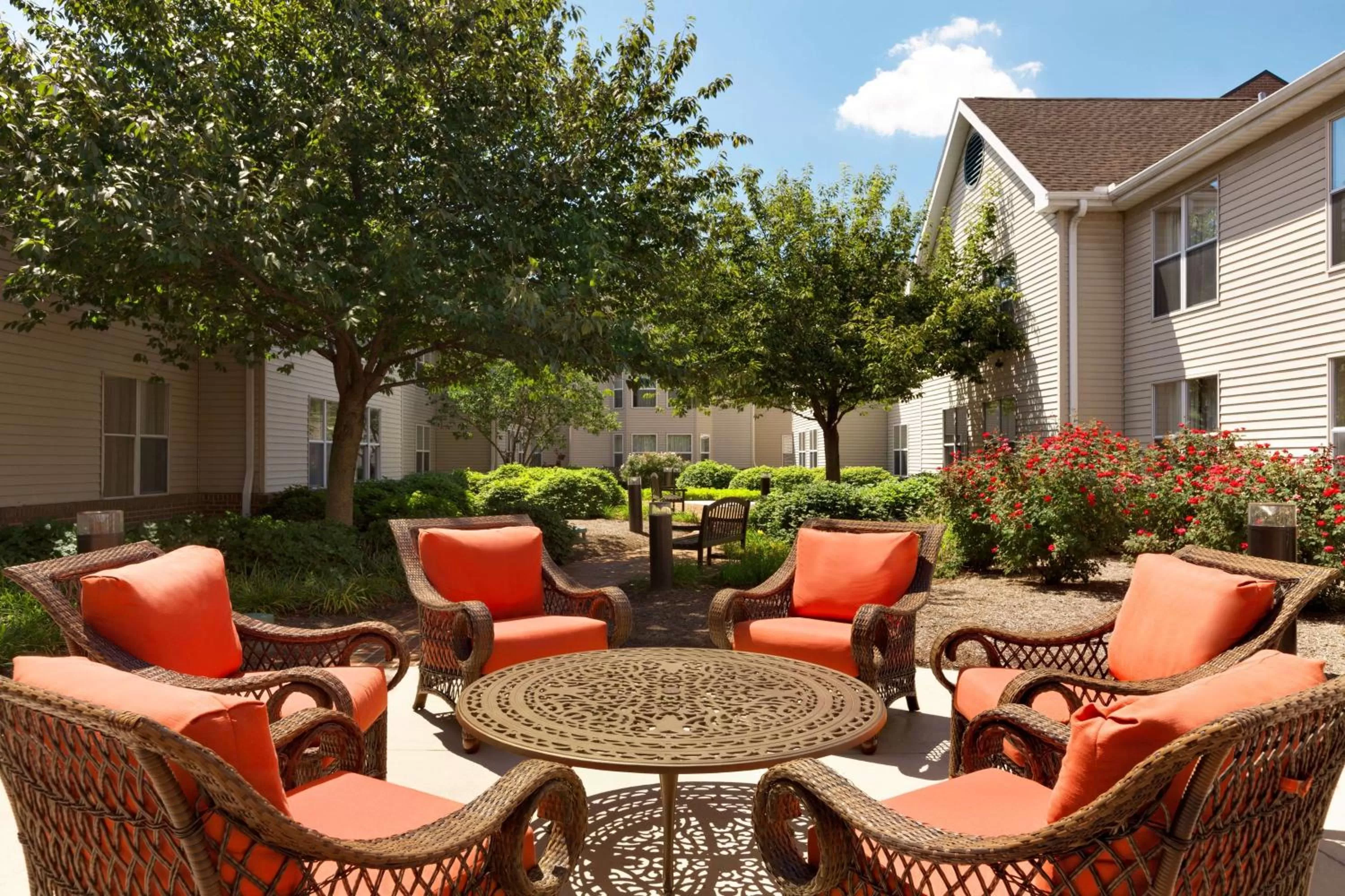 Patio in Homewood Suites Harrisburg-West Hershey Area