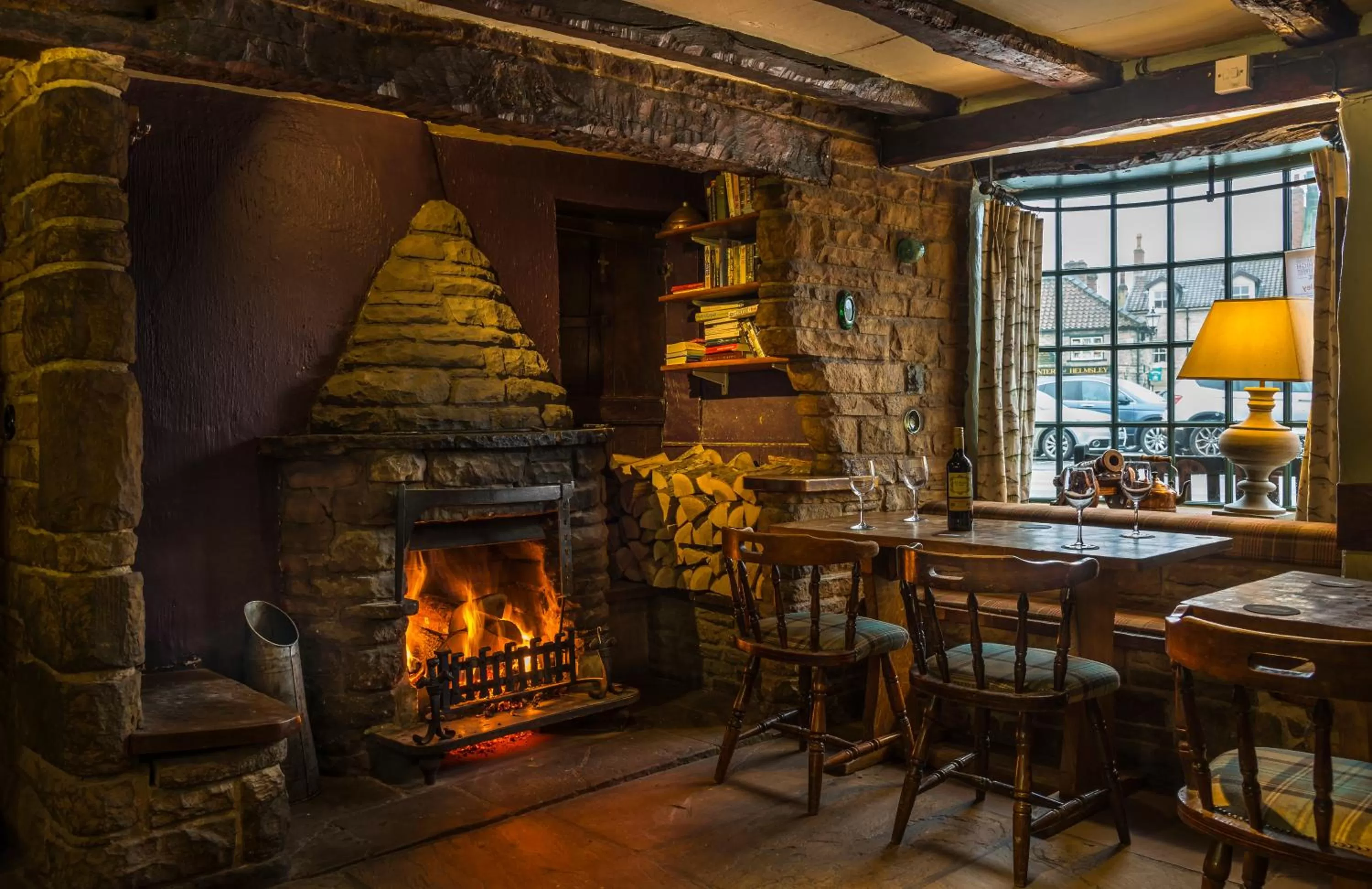 Lounge or bar in The Feathers Hotel, Helmsley, North Yorkshire - The Coaching Inn Group