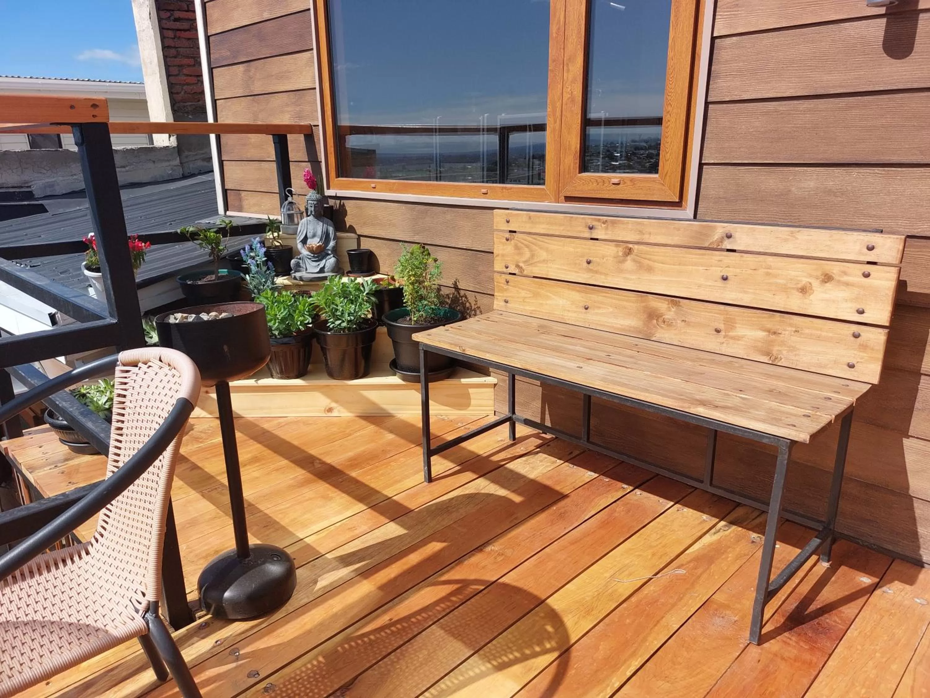 Patio in Hostal Buenavista Patagonia