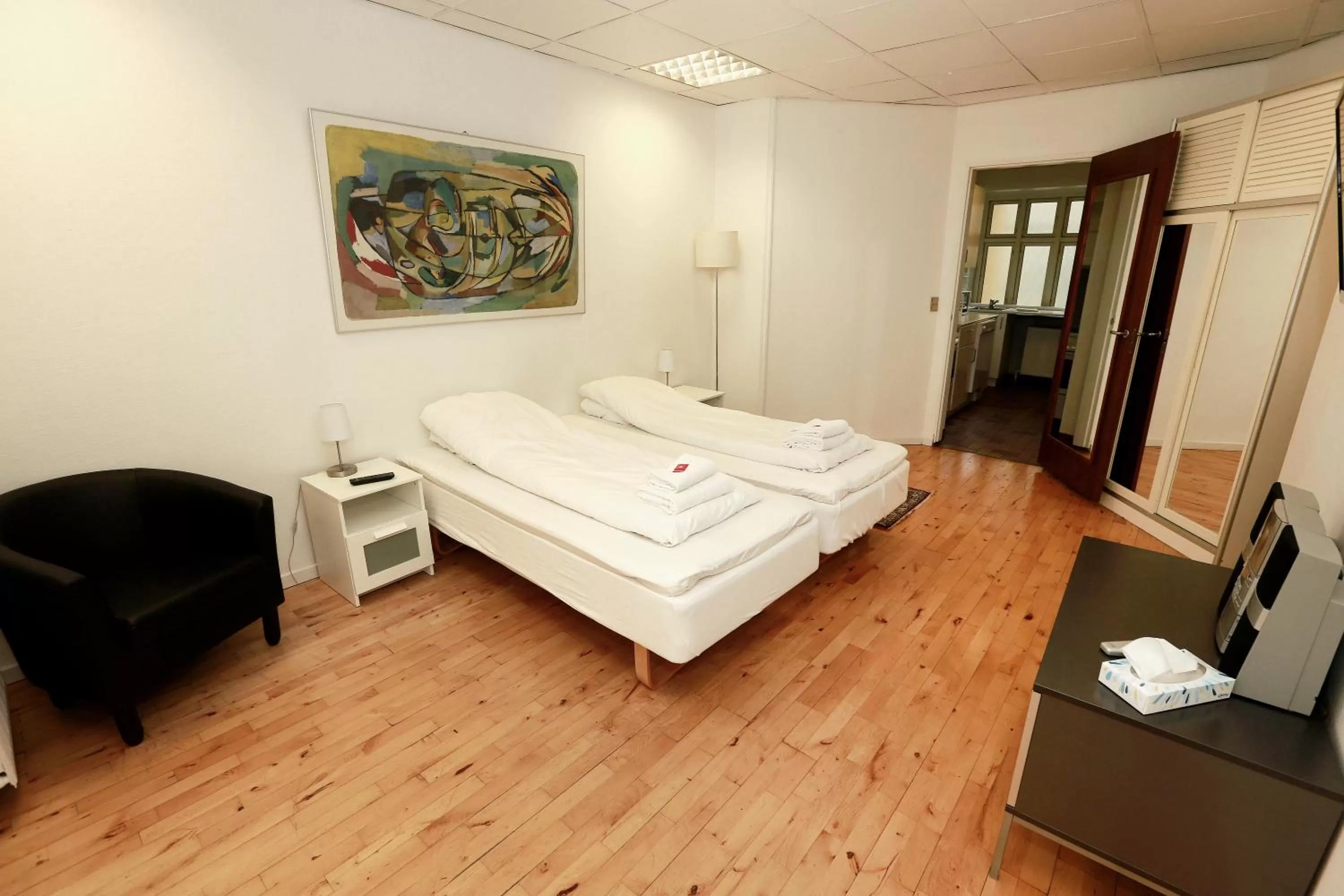 Bedroom, Bed in Hotel 9 små hjem