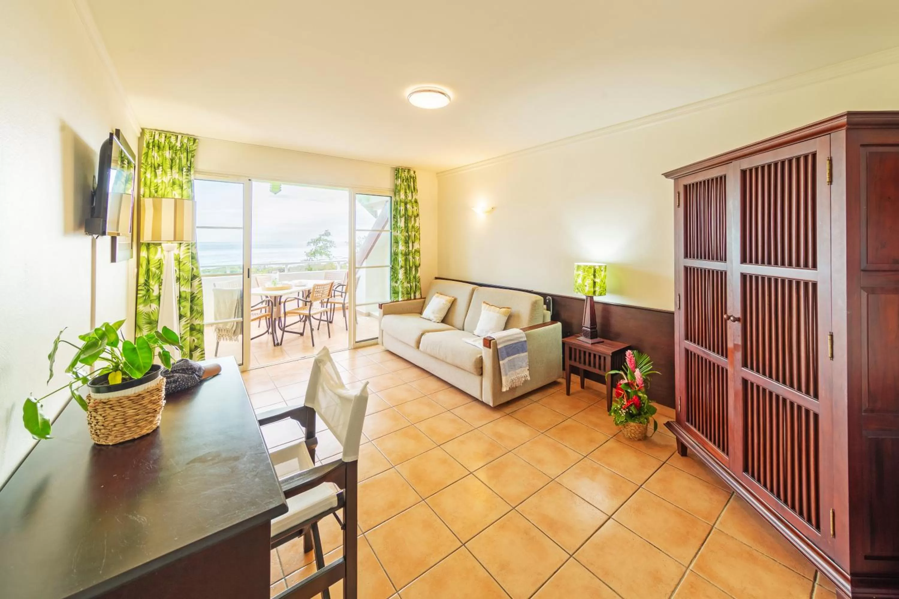 Patio in Village Pierre & Vacances Sainte Anne