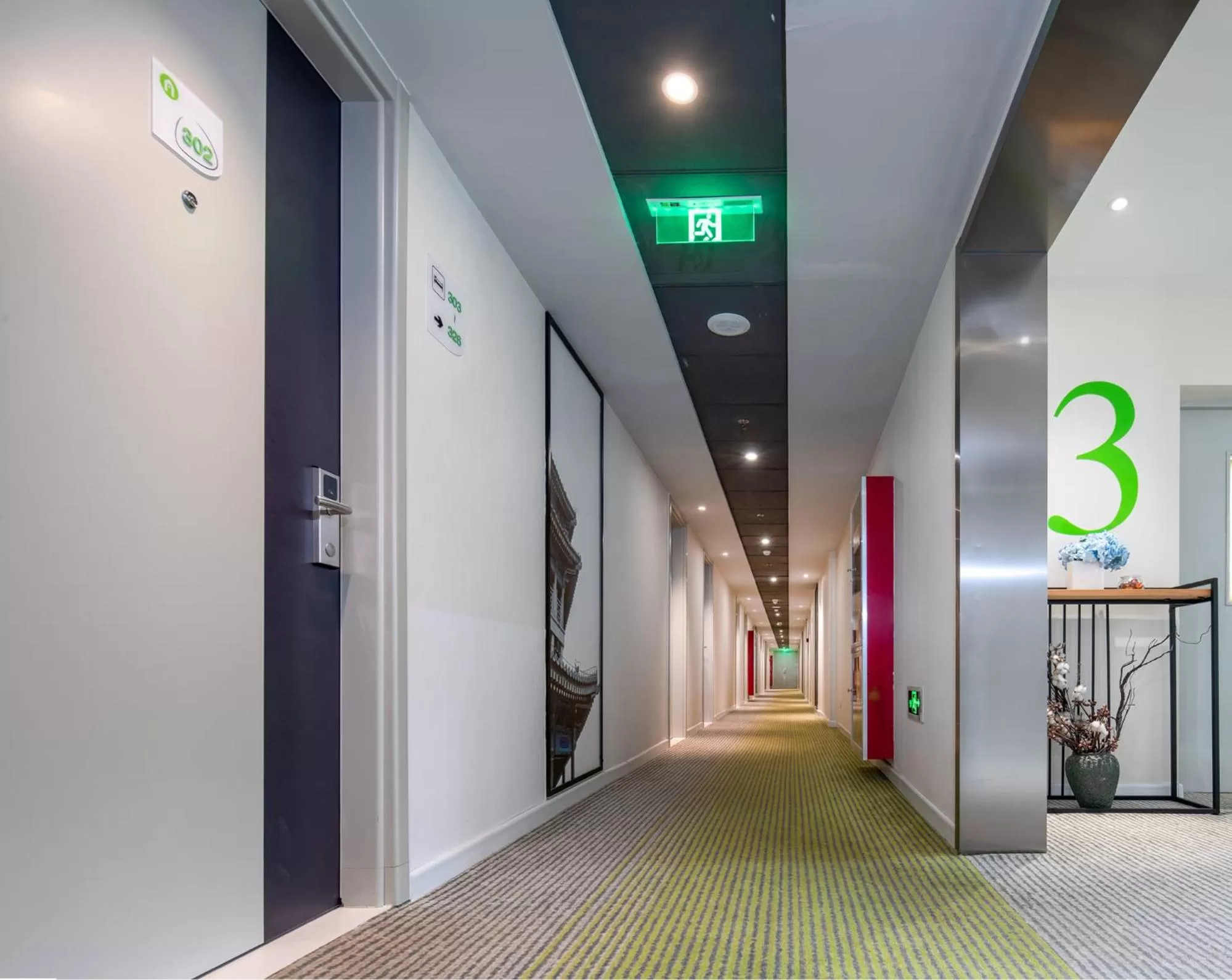 Floor plan in Campanile Xi'an Bell Tower Huimin Street