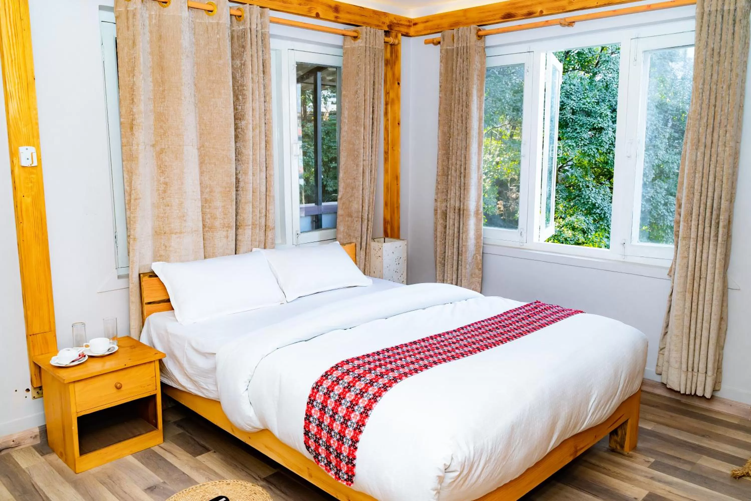 Bedroom, Bed in Silu Homes by Hostmandu