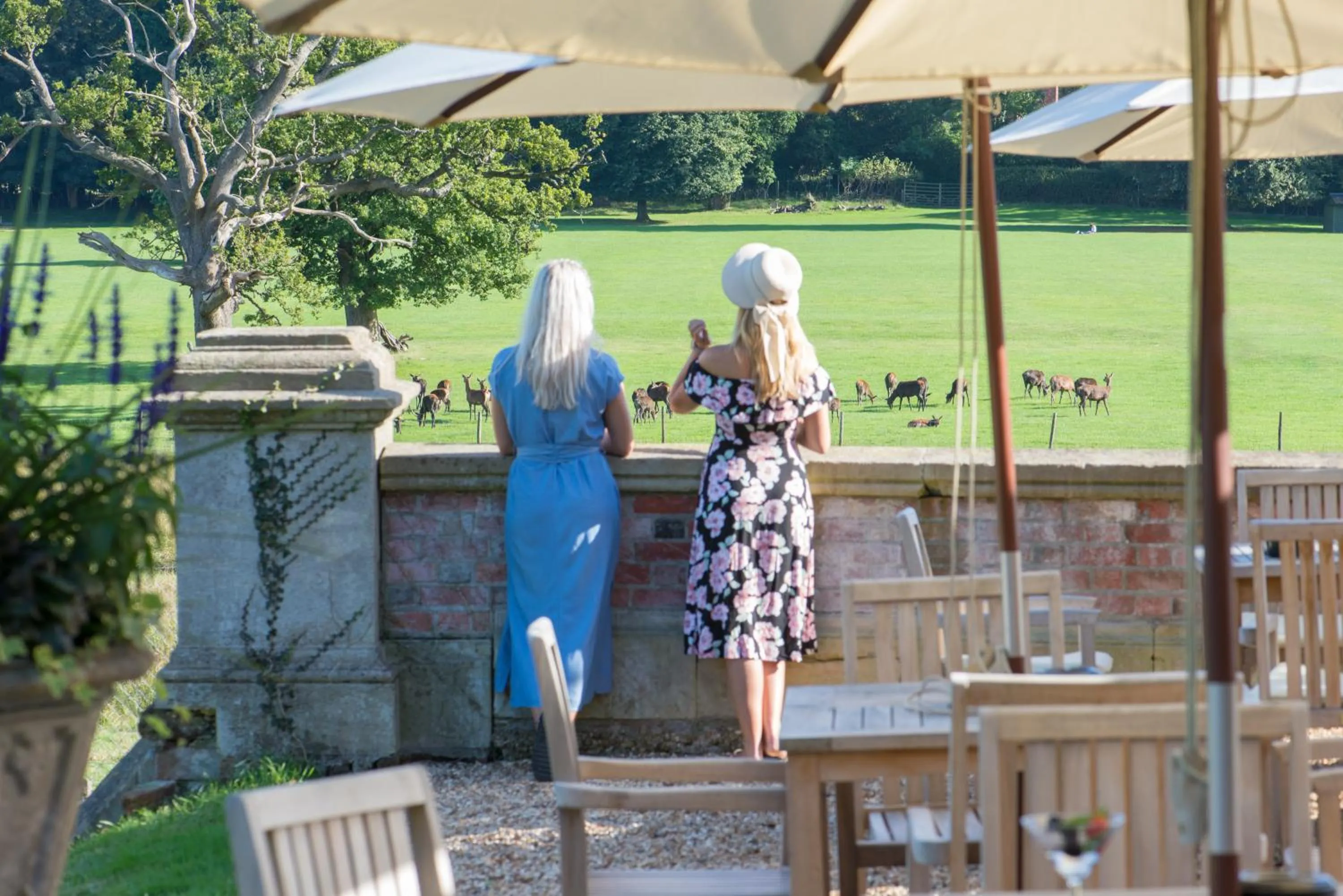 group of guests in Burley Manor