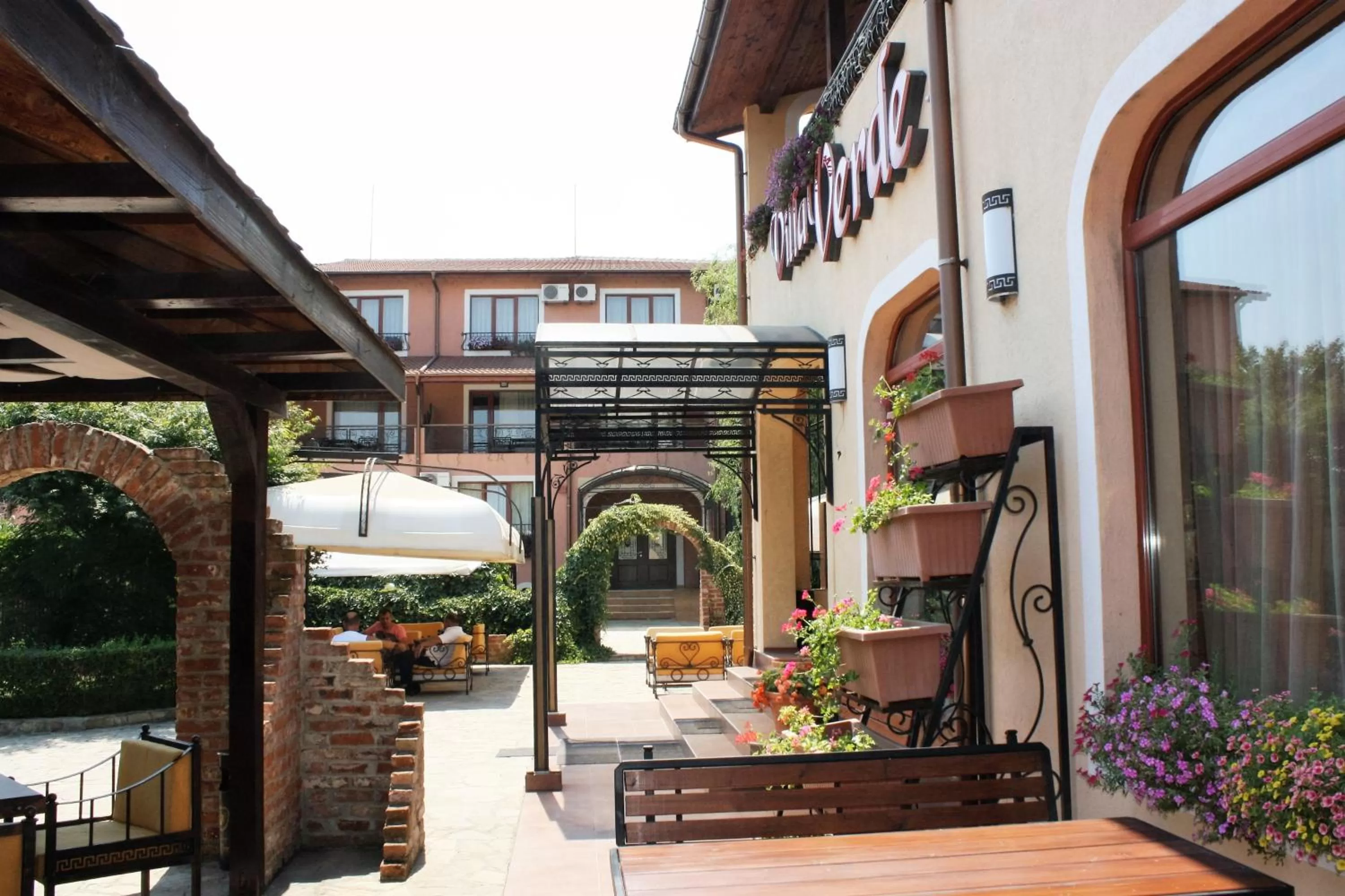 Decorative detail in Hotel Villa Verde