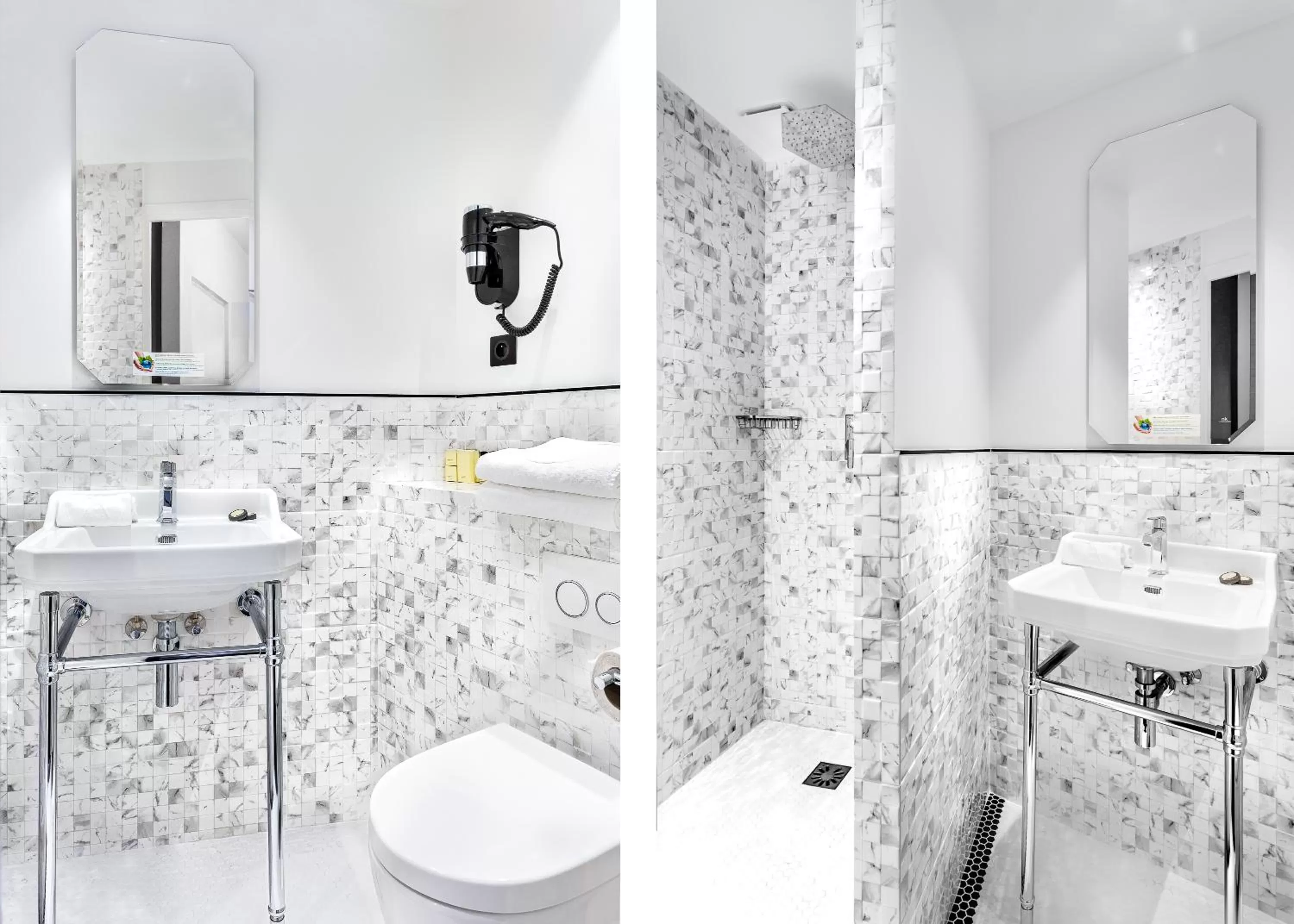 Bathroom in Hôtel Clarisse