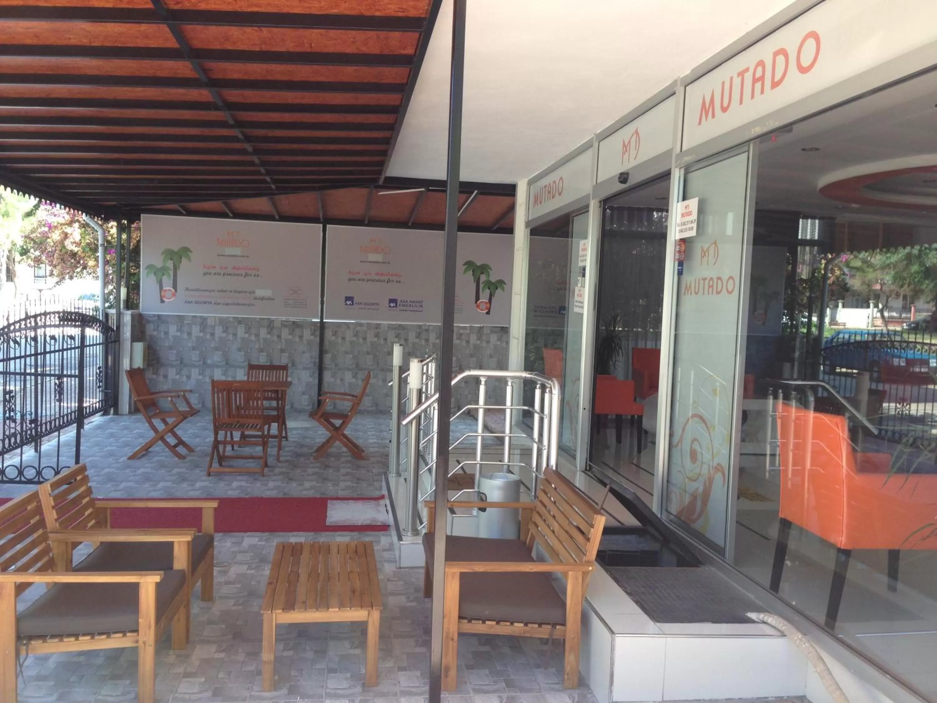 Patio in Mutado Hotel