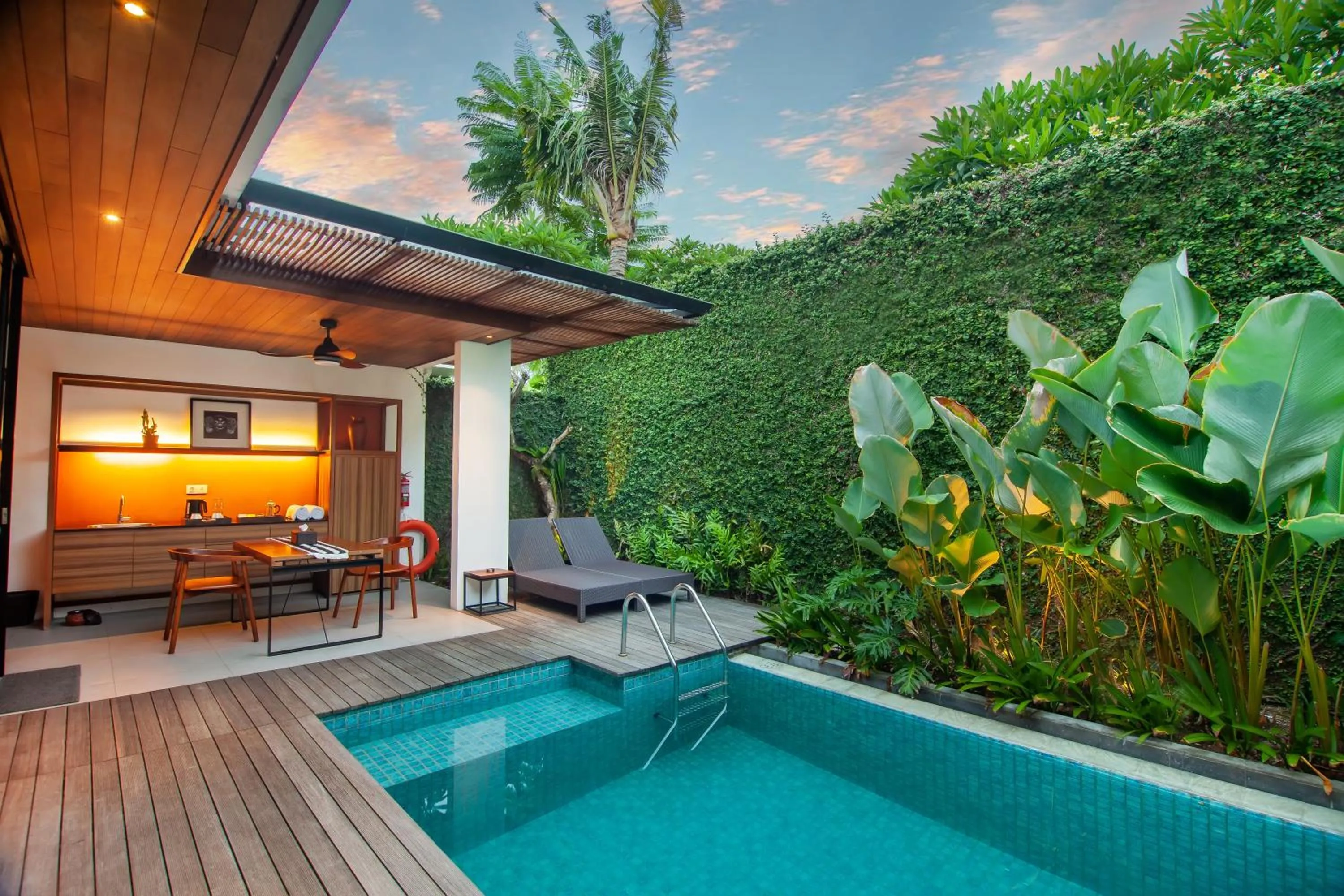 Patio in Abia Villa Legian