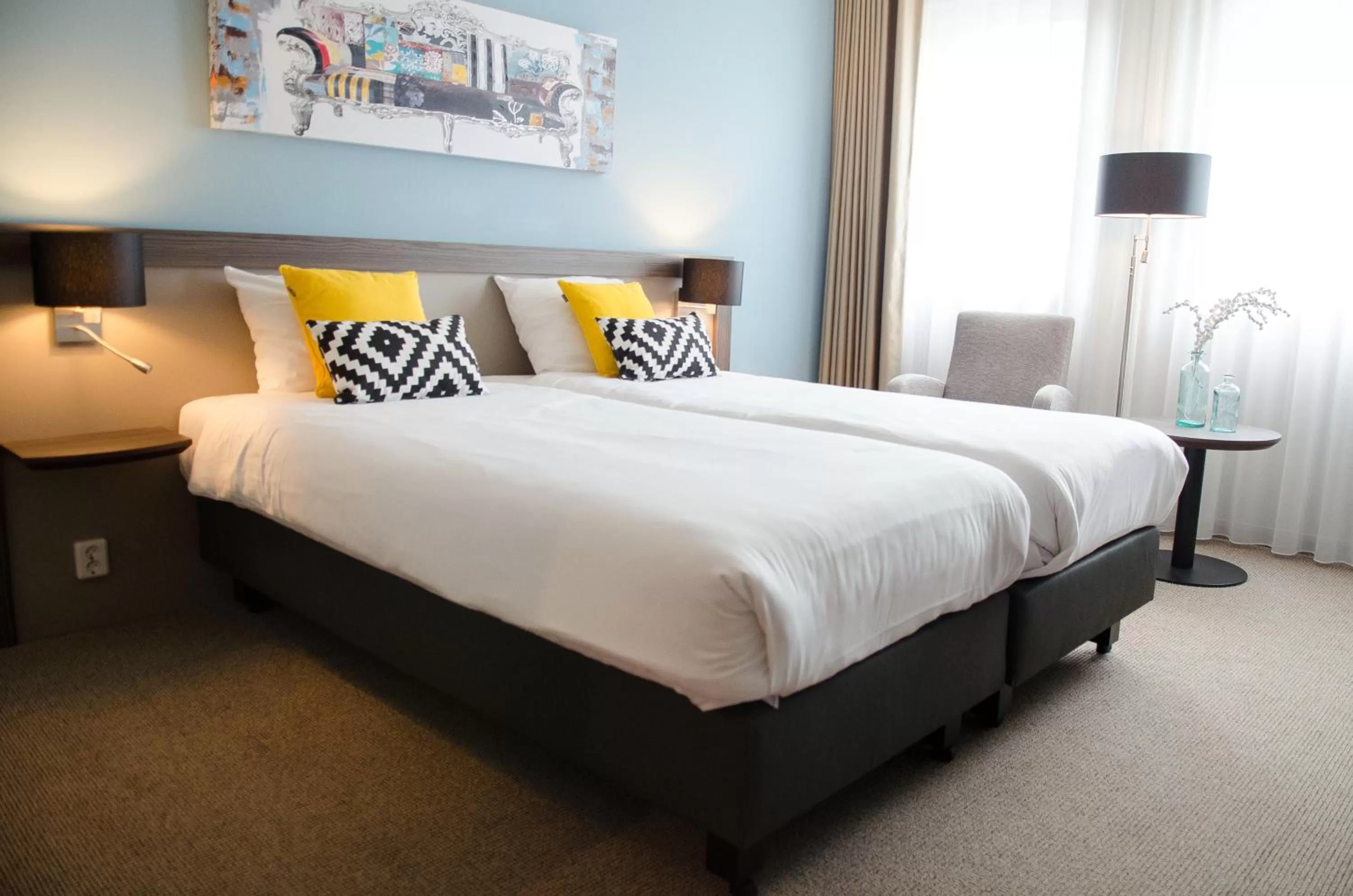 Bed in Fletcher Hotel-Restaurant Weert