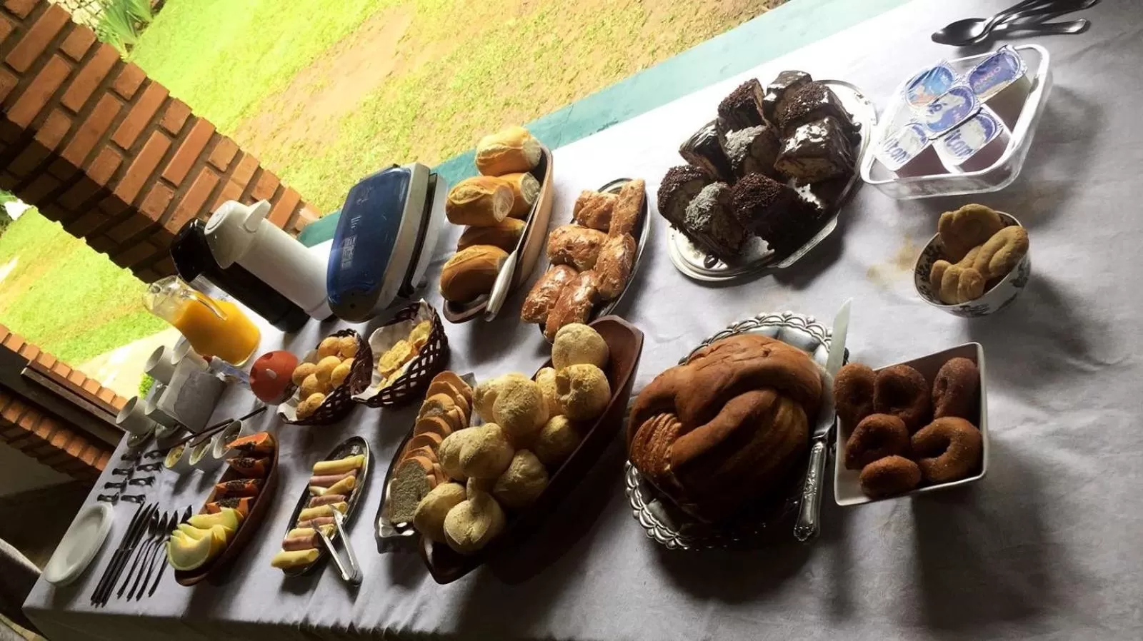 Breakfast in Pousada Cantinho do Mundo