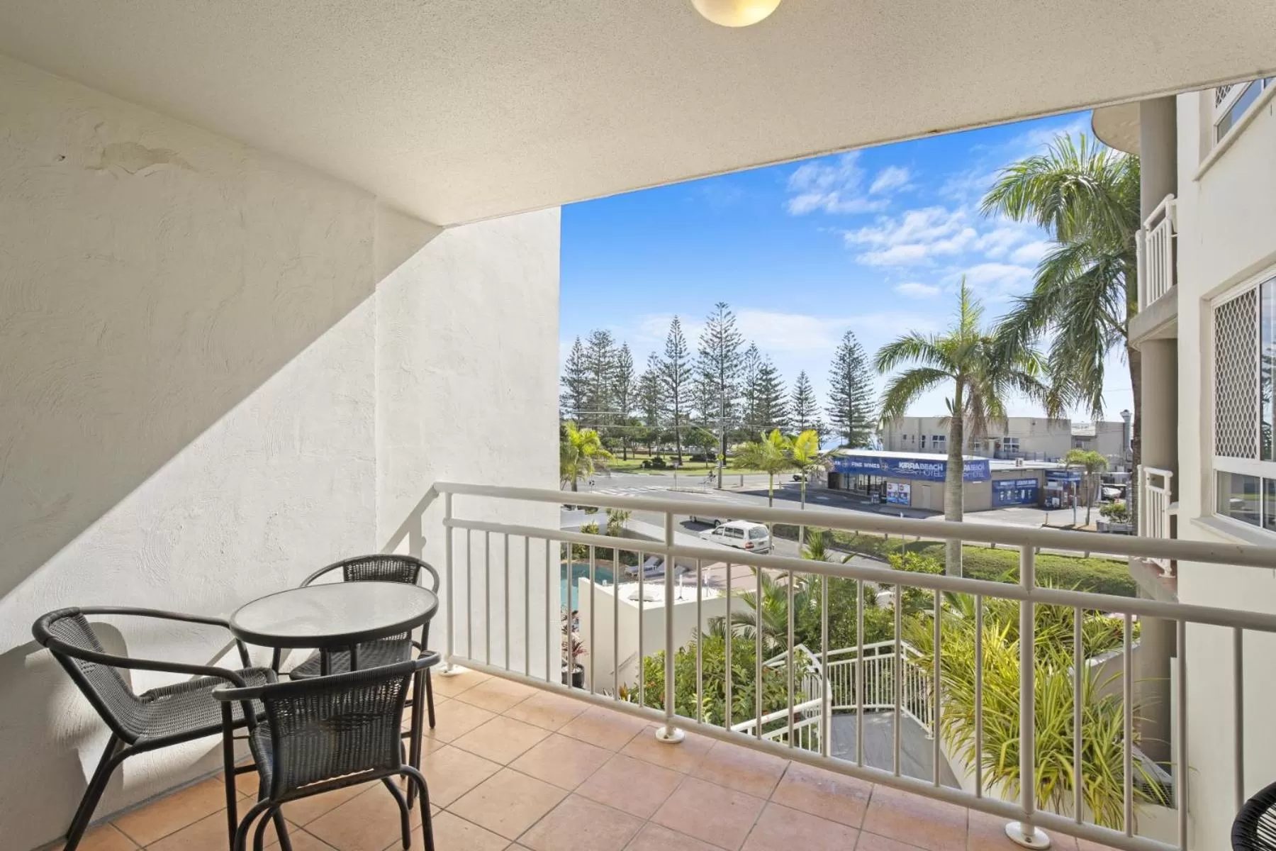 Balcony/Terrace in Kirra Palms Holiday Apartments