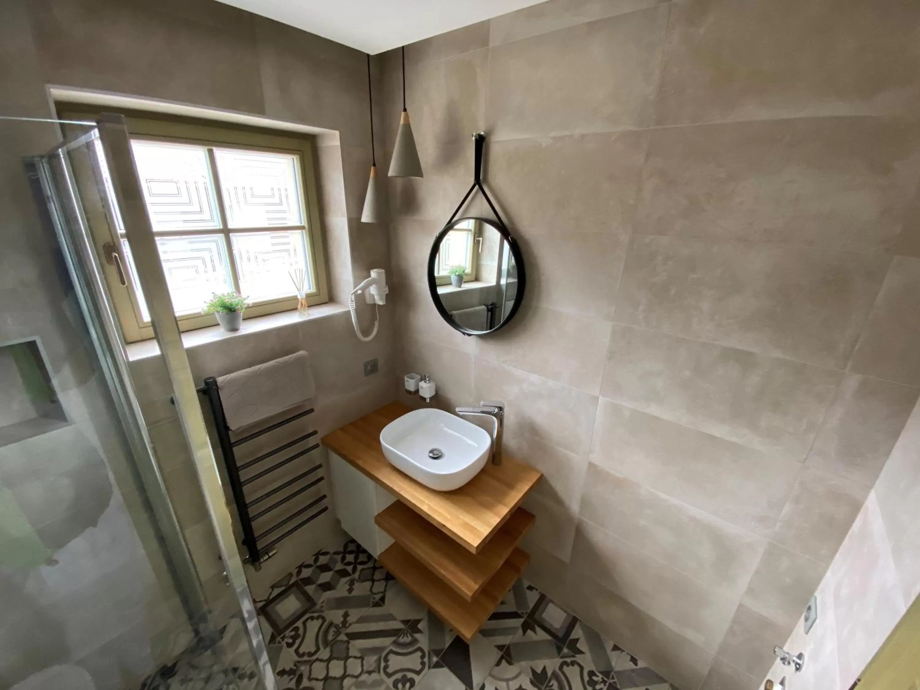 Bathroom in Penzion Stodola