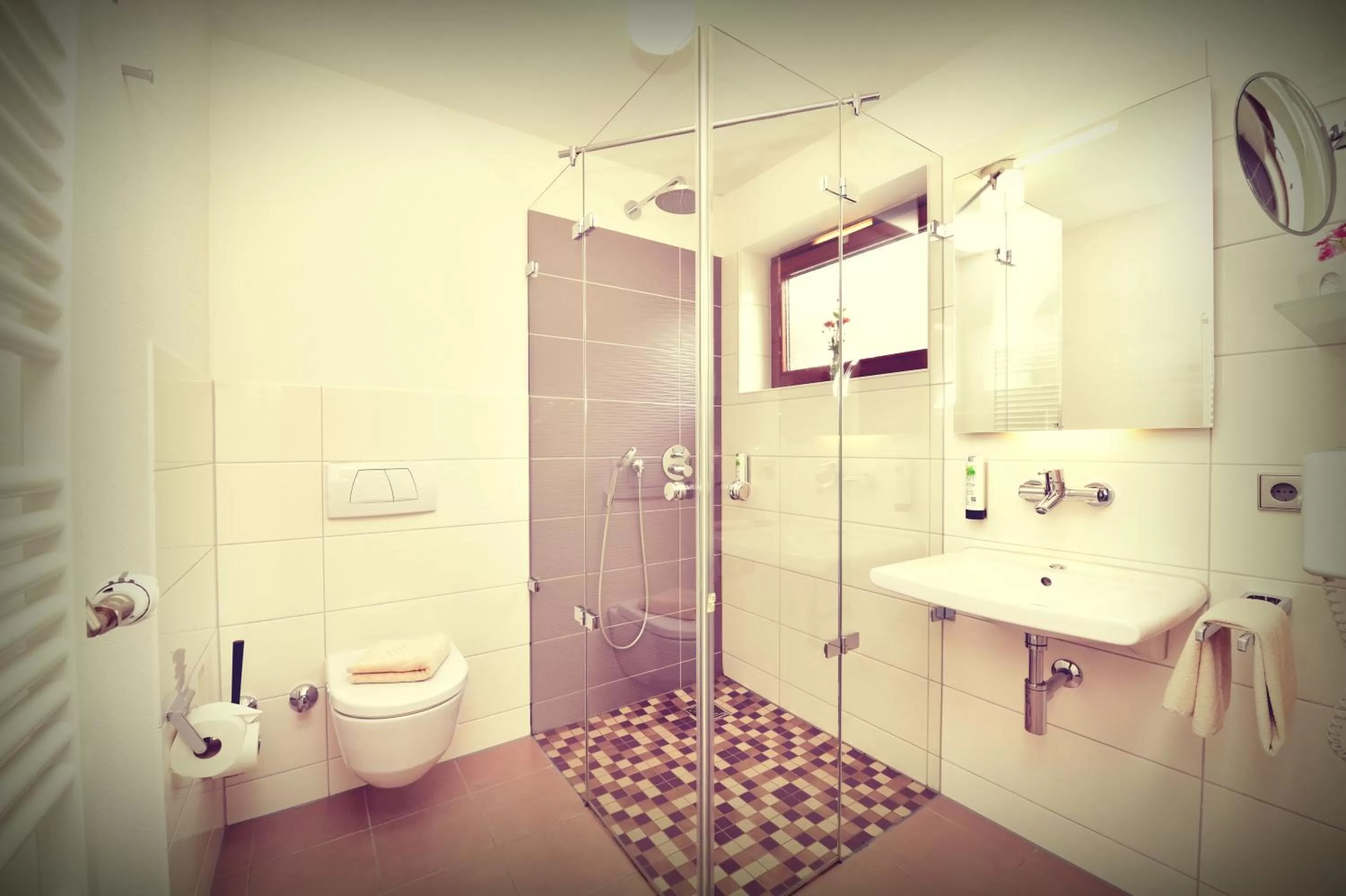 Shower in Hotel Nagel