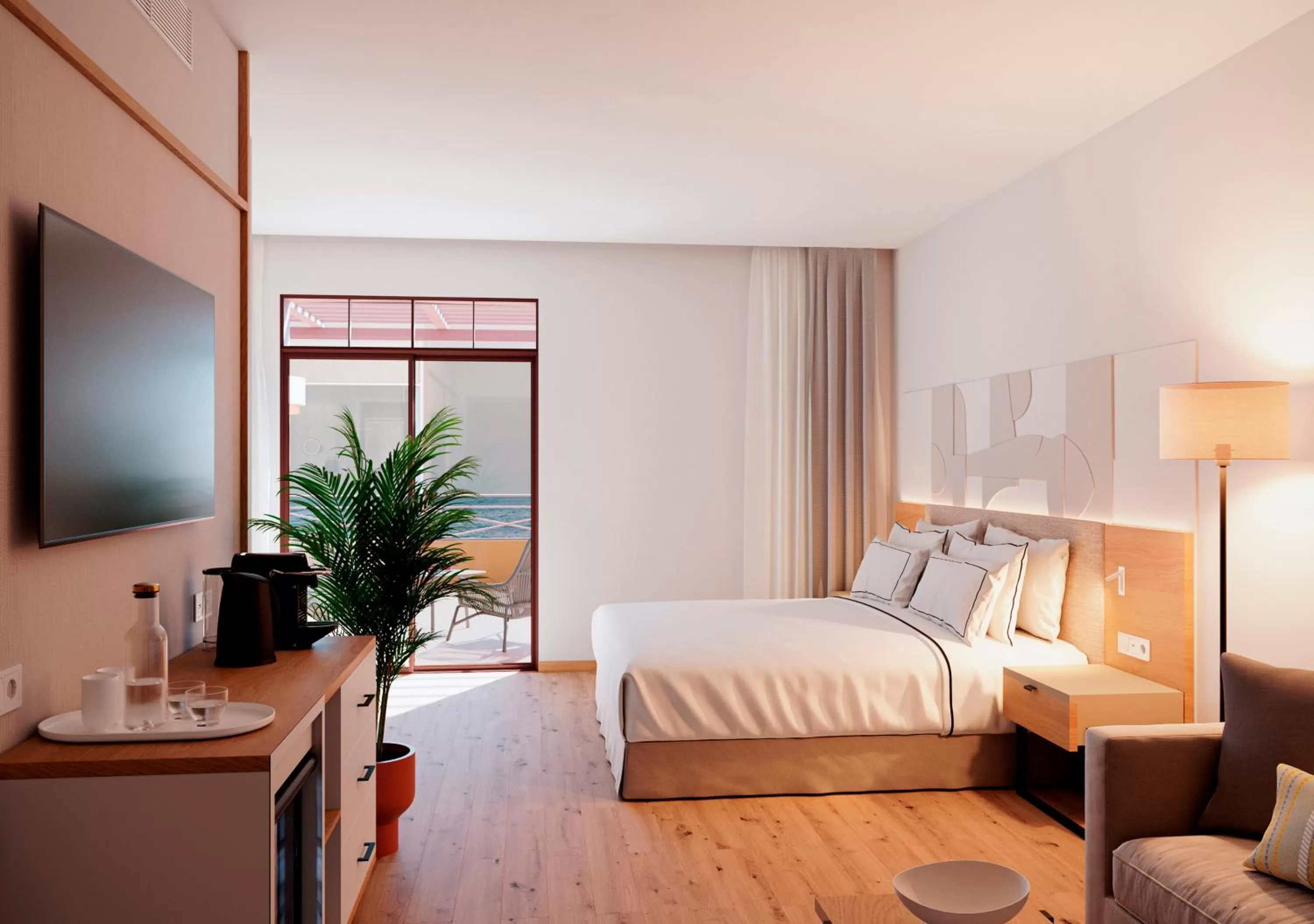 The Level Room Sea View with Solarium in Melia Jardines del Teide - Adults Only