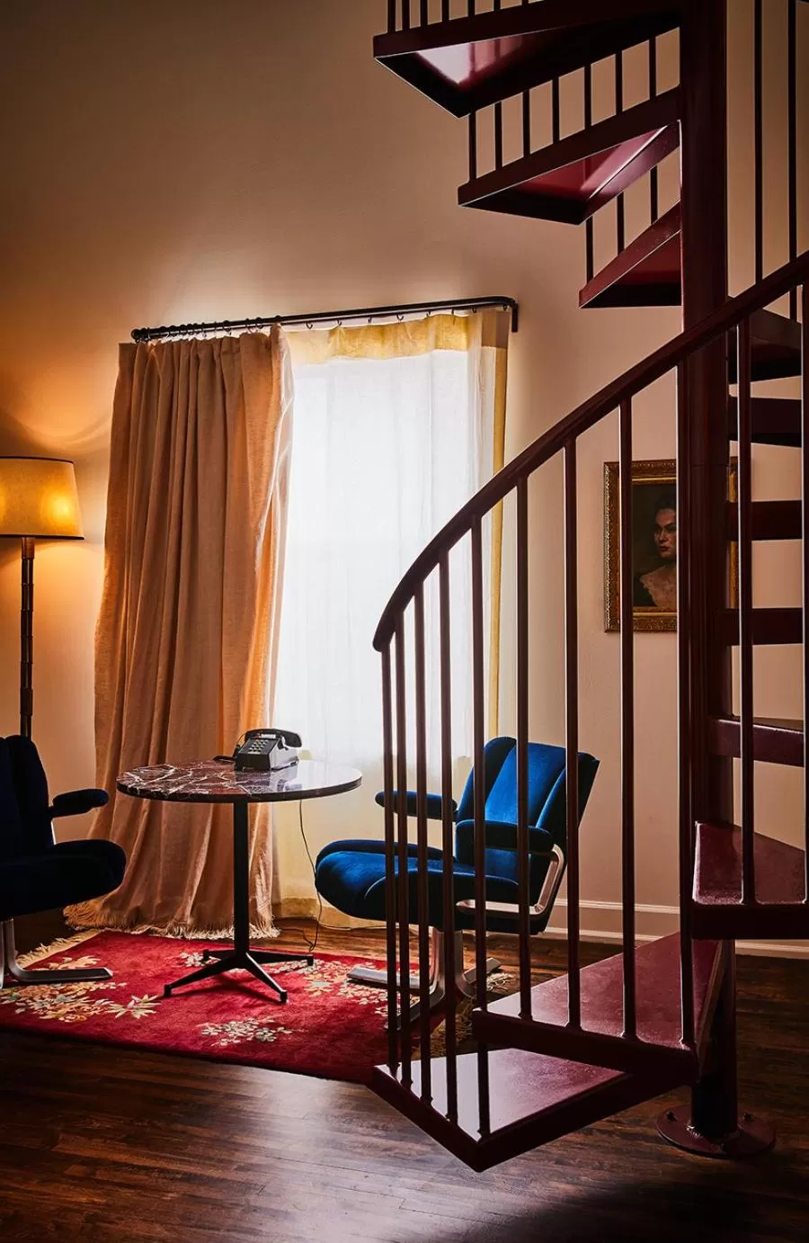 Seating area in The Siren Hotel, an Ash Hotel