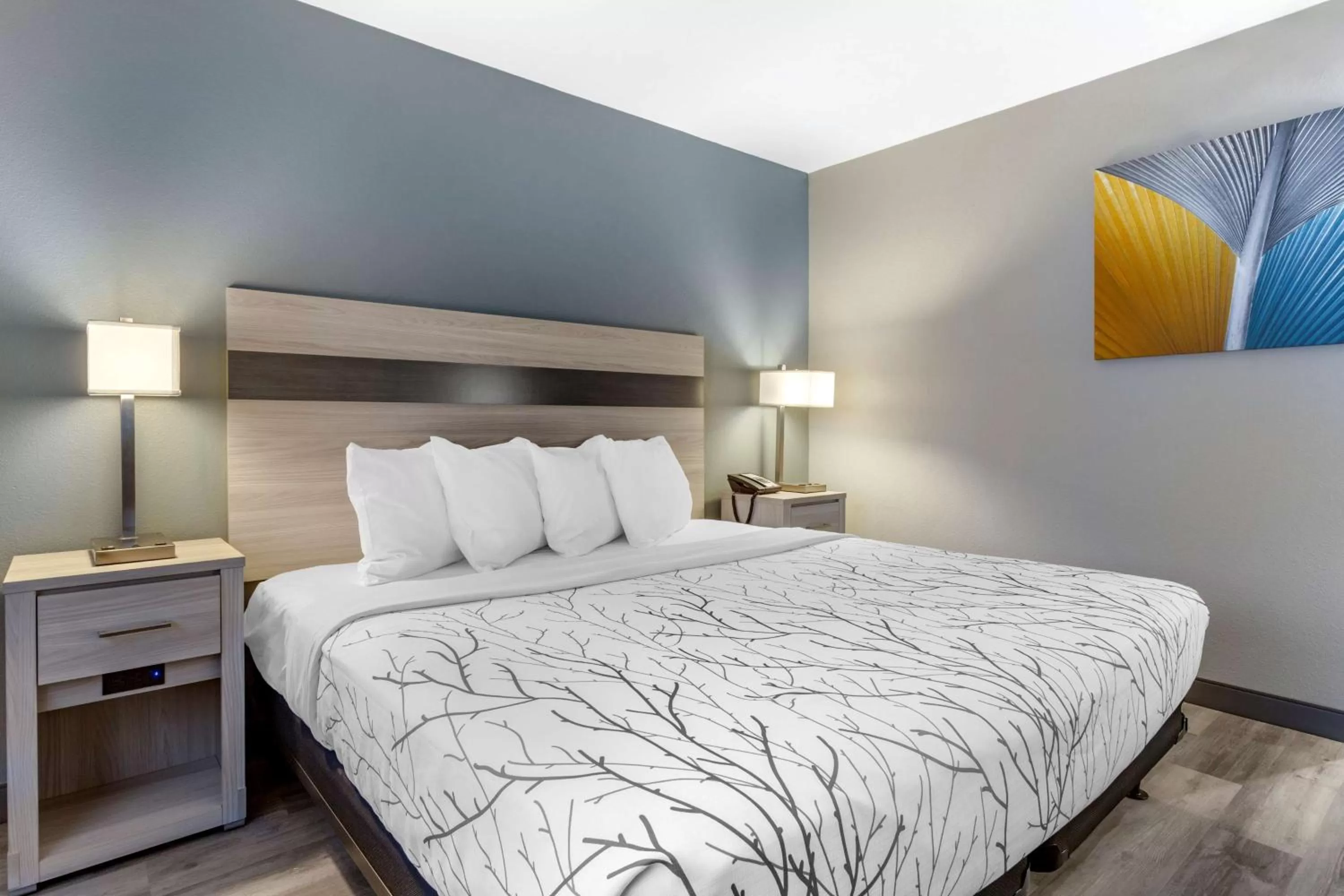 Bedroom, Bed in Best Western Blythe