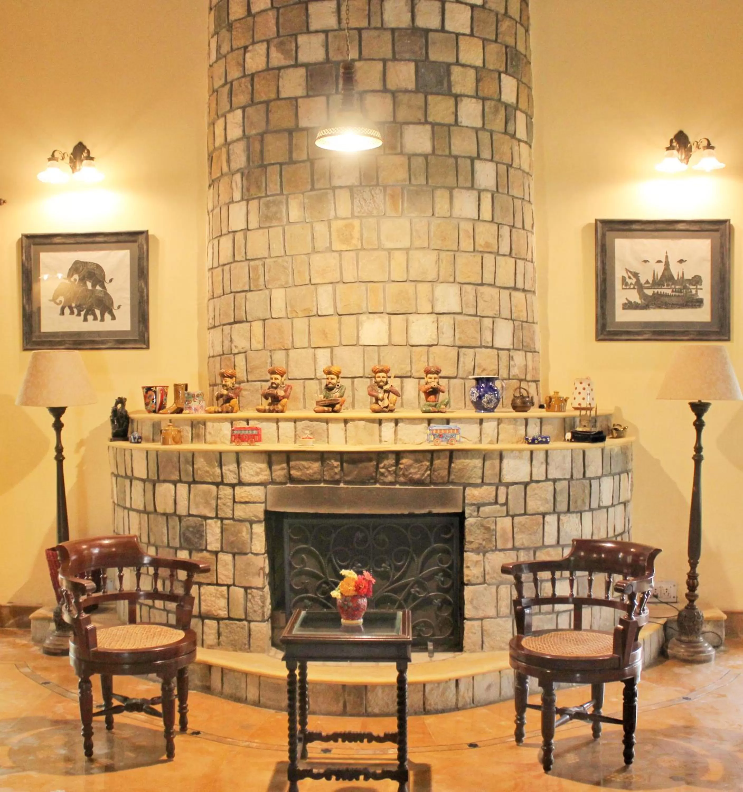 Living room in Tree of Life Resort Dehradun Foothills