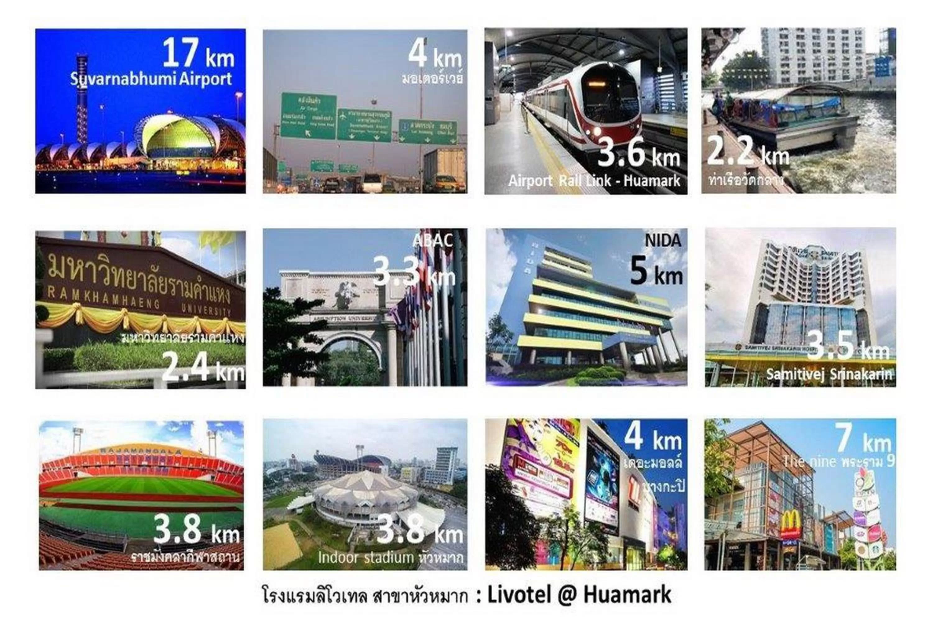 Nearby landmark in Livotel Hotel Hua Mak Bangkok