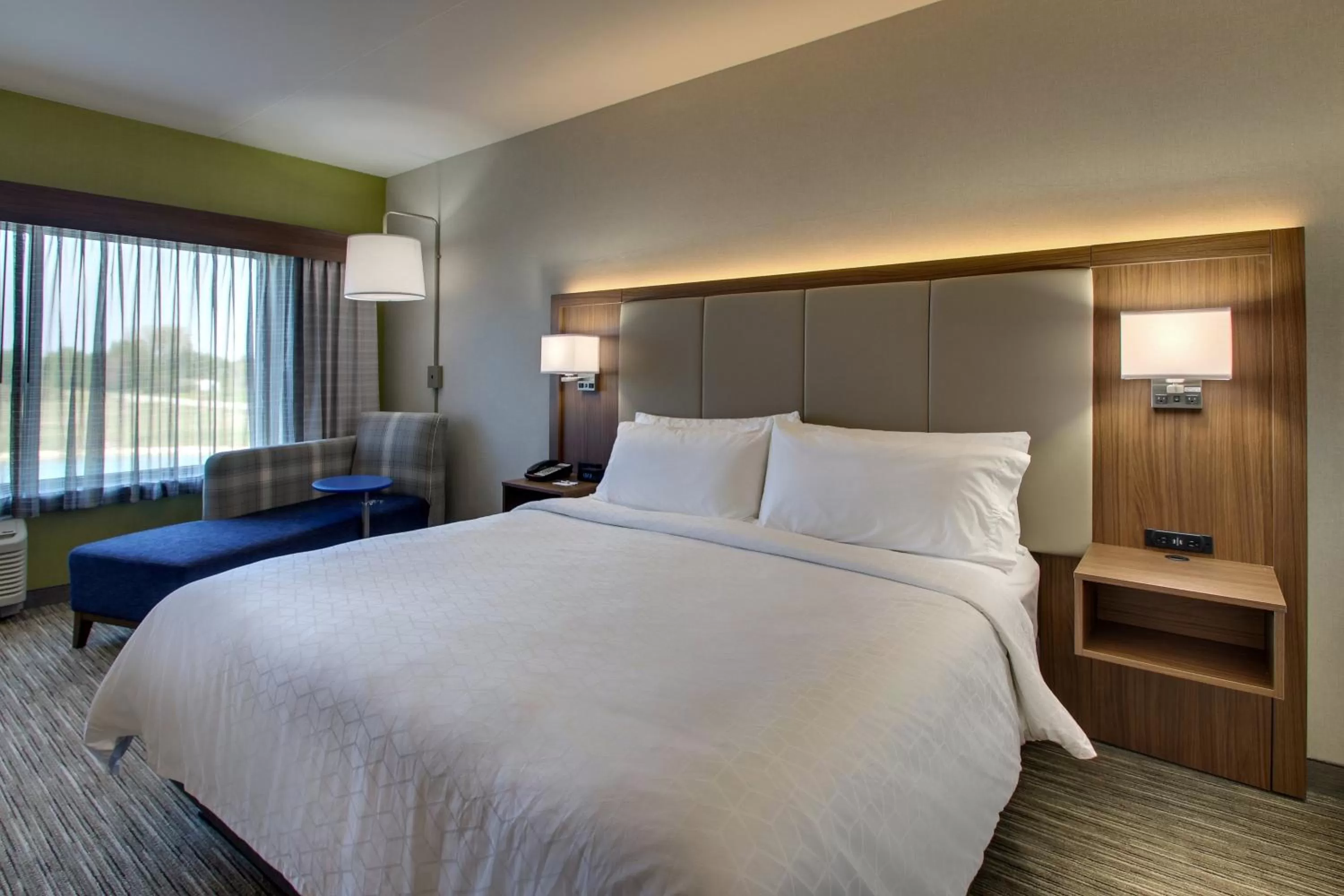 Photo of the whole room, Bed in Holiday Inn Express & Suites Troy by IHG