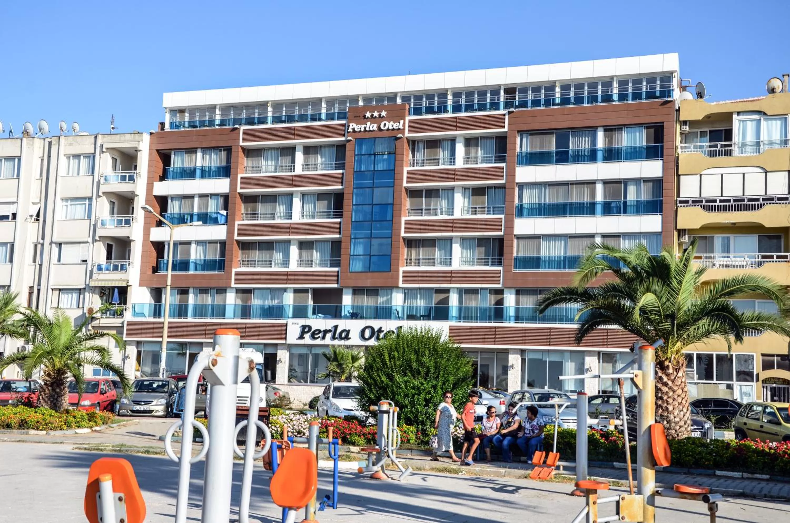 Property building in Perla Hotel