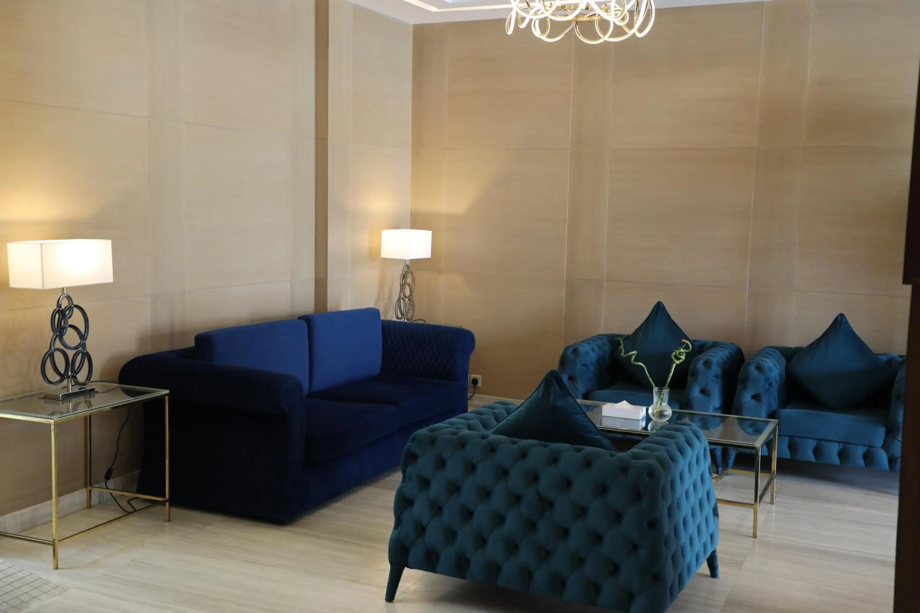 Seating Area in Diwan Residence Hotel- Alsalamah