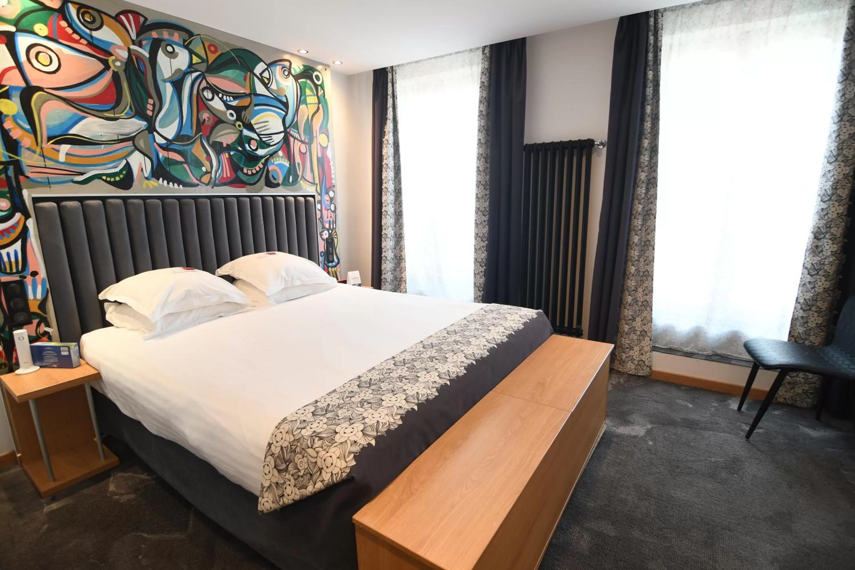 Decorative detail, Bed in Hotel Aida Opera